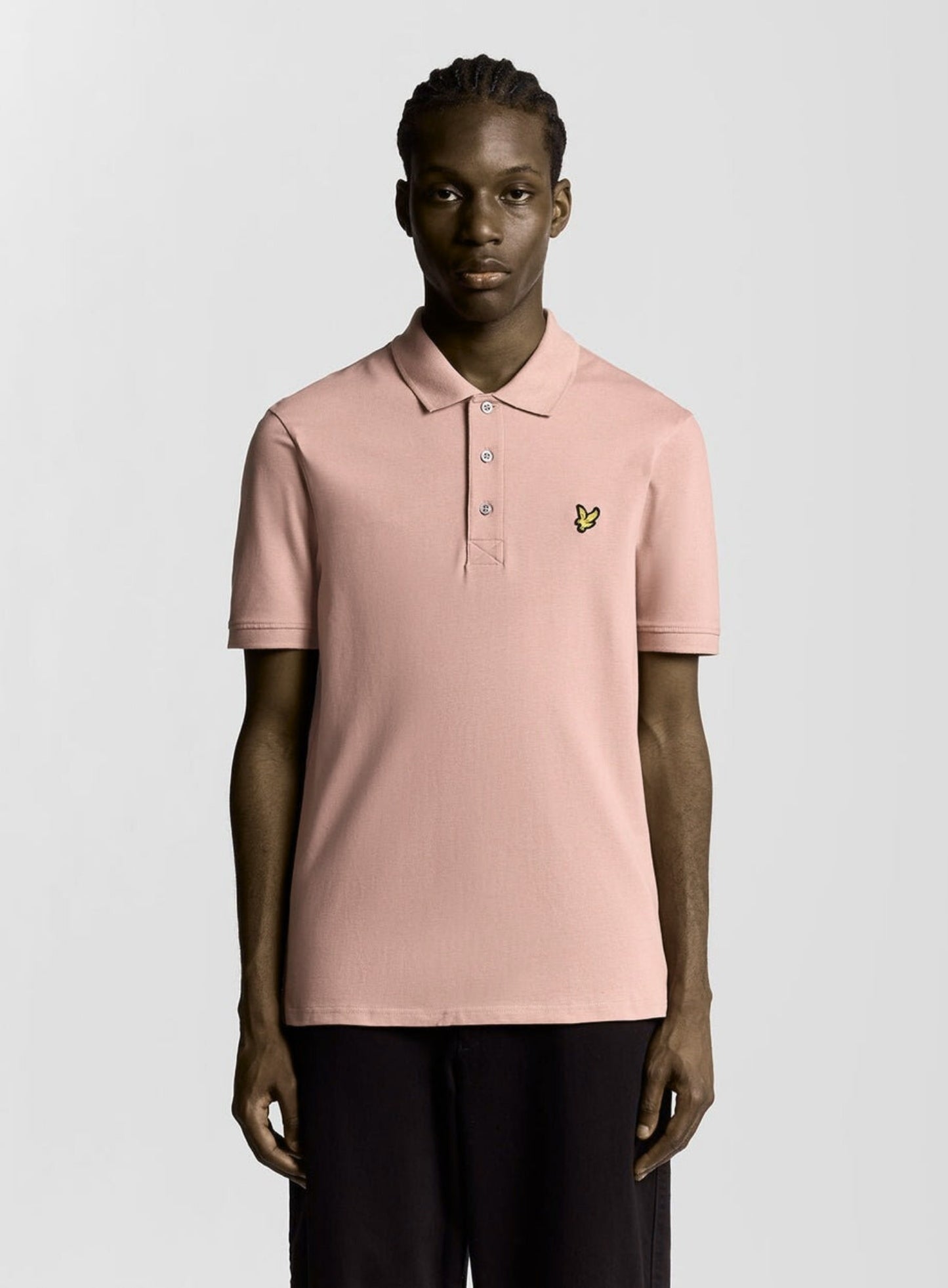 LYLE & SCOTT Cotton Polo Shirt Pink Grapefruit
