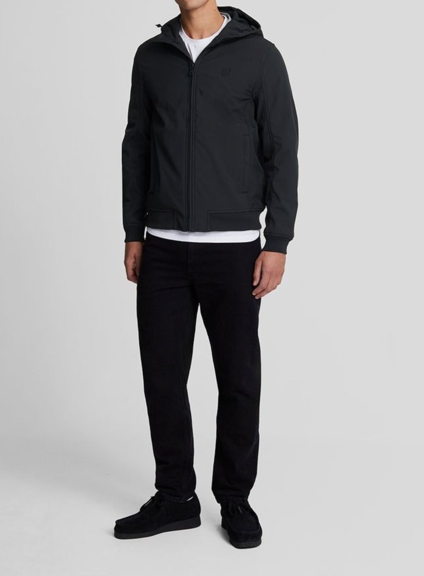 LYLE & SCOTT Water Resistant Stretch Shell Jacket Jet Black