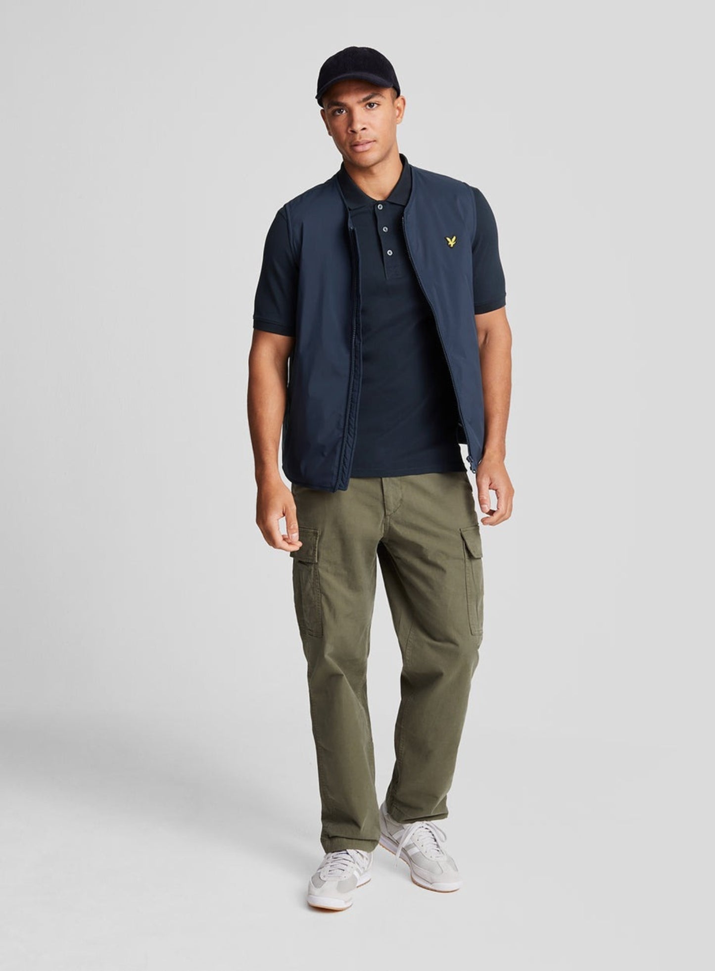 LYLE & SCOTT Cotton Polo Shirt Dark Navy
