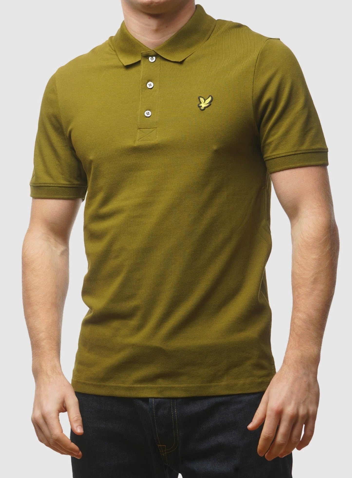 LYLE & SCOTT Cotton Polo Shirt Tree Green