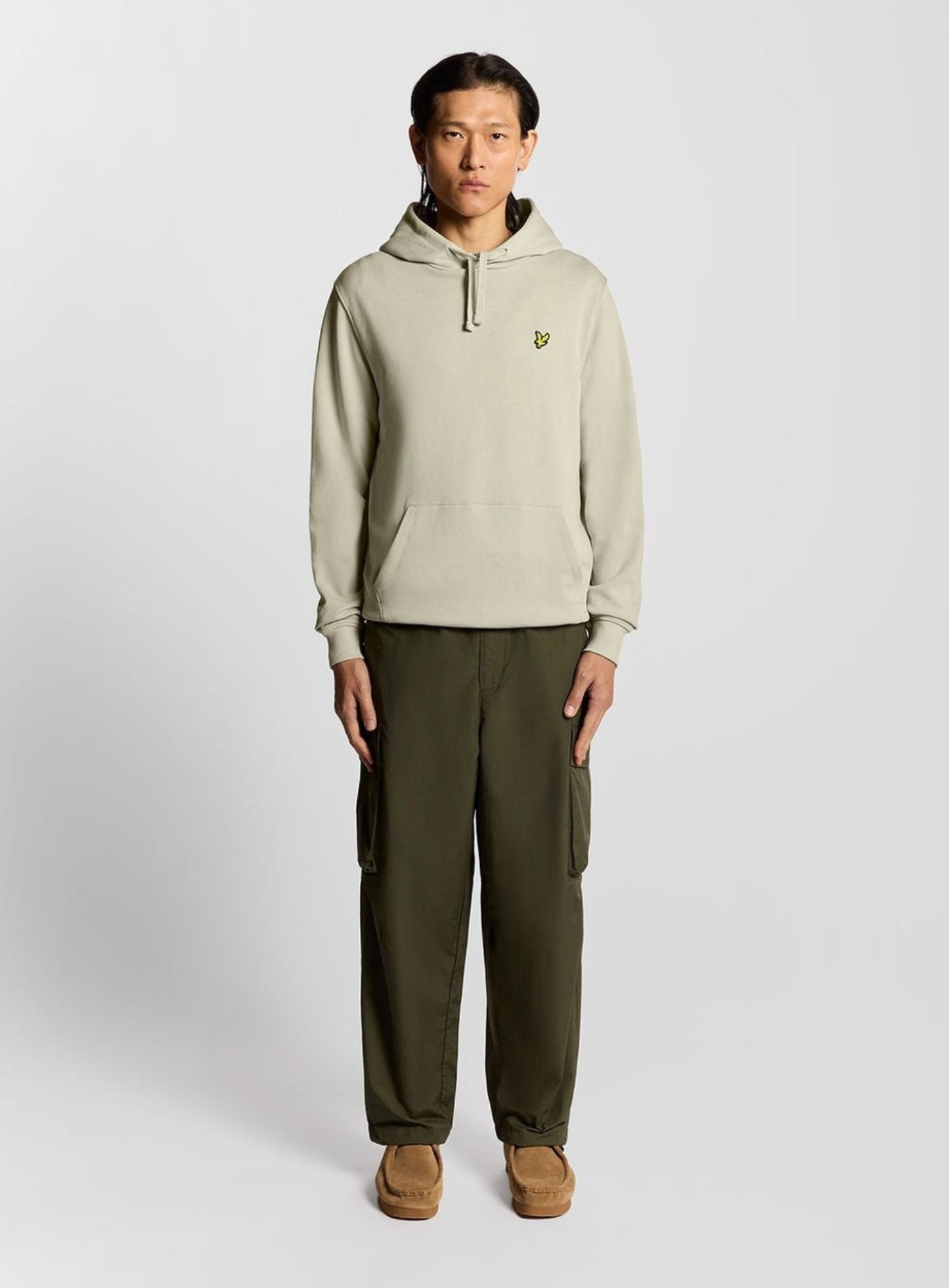 LYLE & SCOTT Pullover Hoodie Grey Taupe