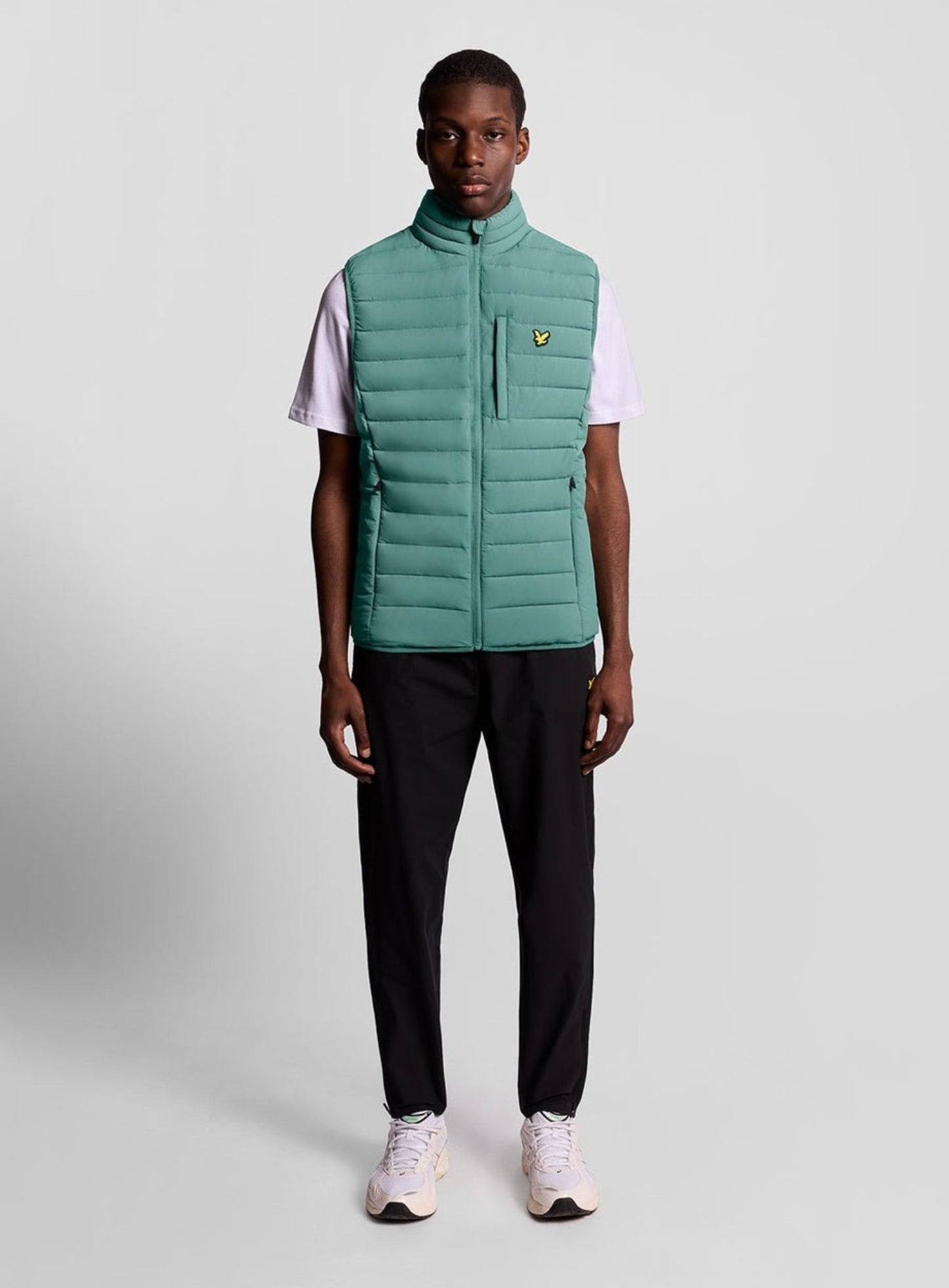 LYLE & SCOTT Sports Lightweight Puffer Jacket Silver Pine