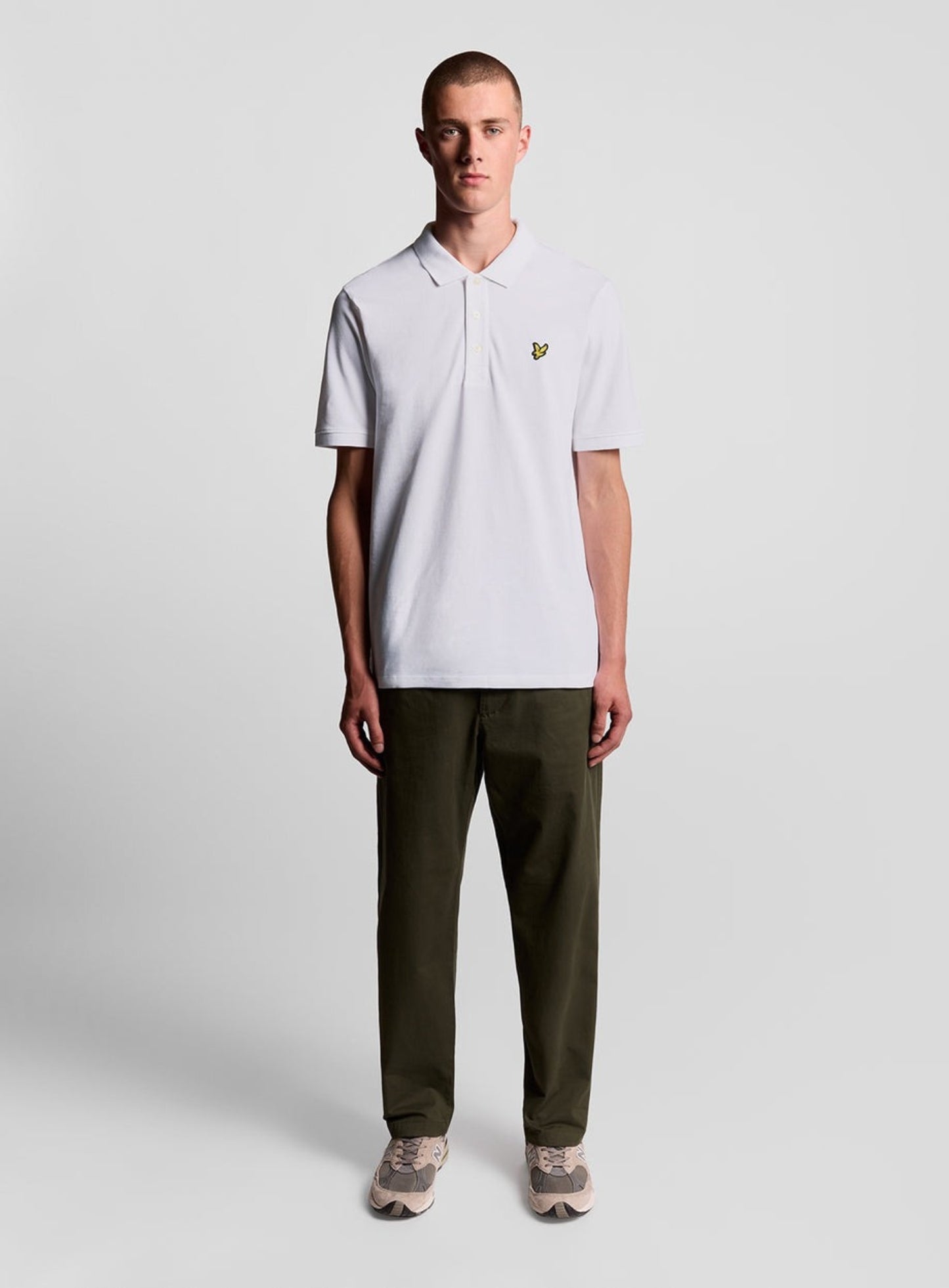 LYLE & SCOTT Plain Polo Shirt White