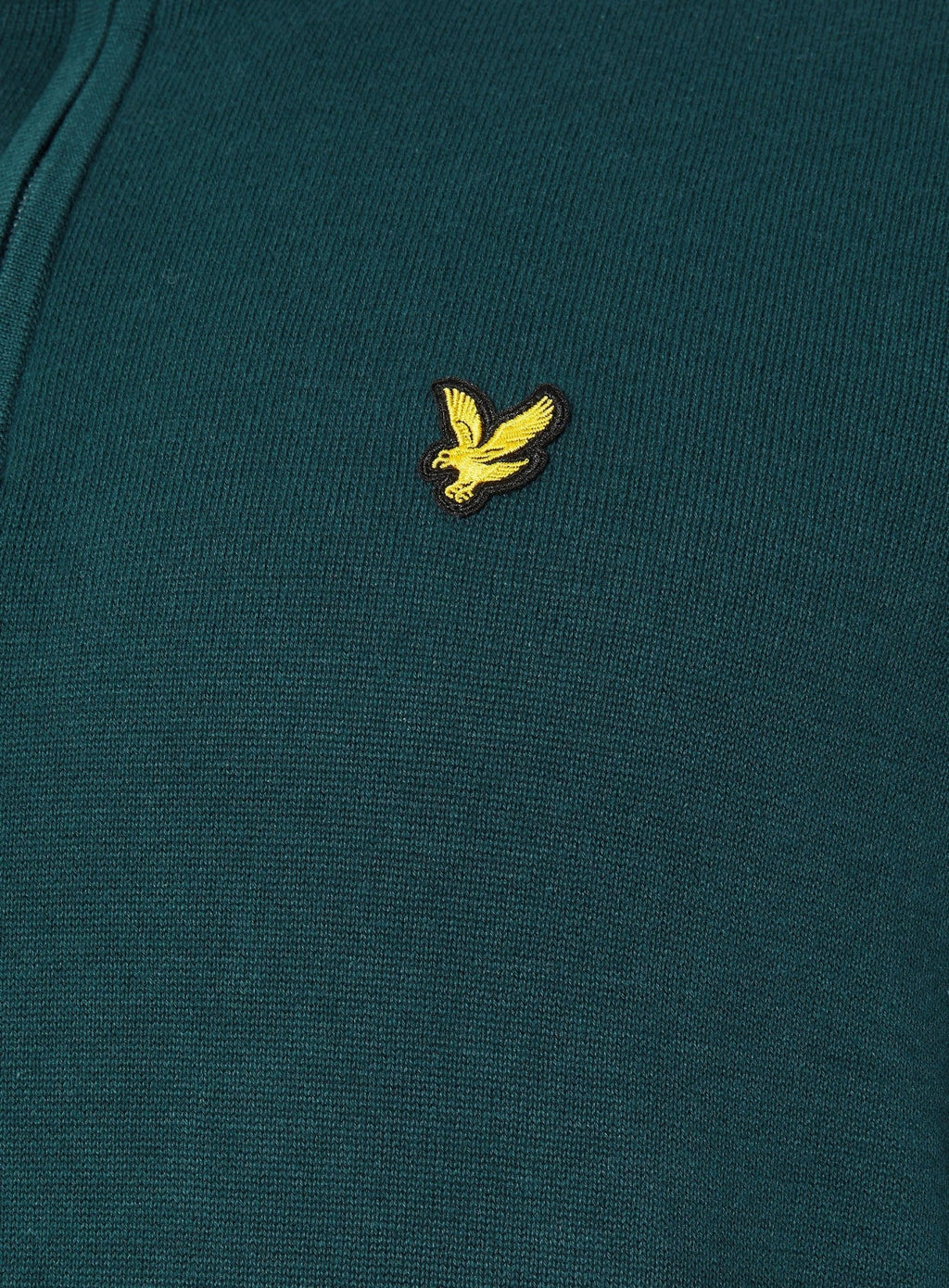 LYLE & SCOTT Cotton Quarter Zip Jumper Rich Teal