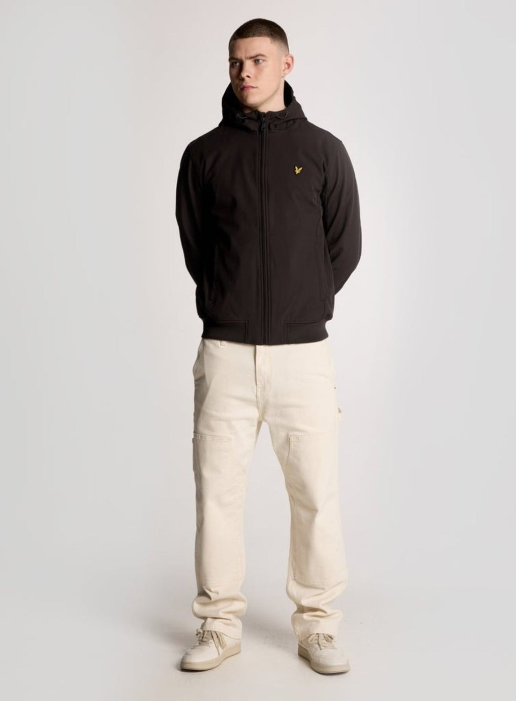 LYLE & SCOTT Mesh Lined Softshell Jacket Gunmetal
