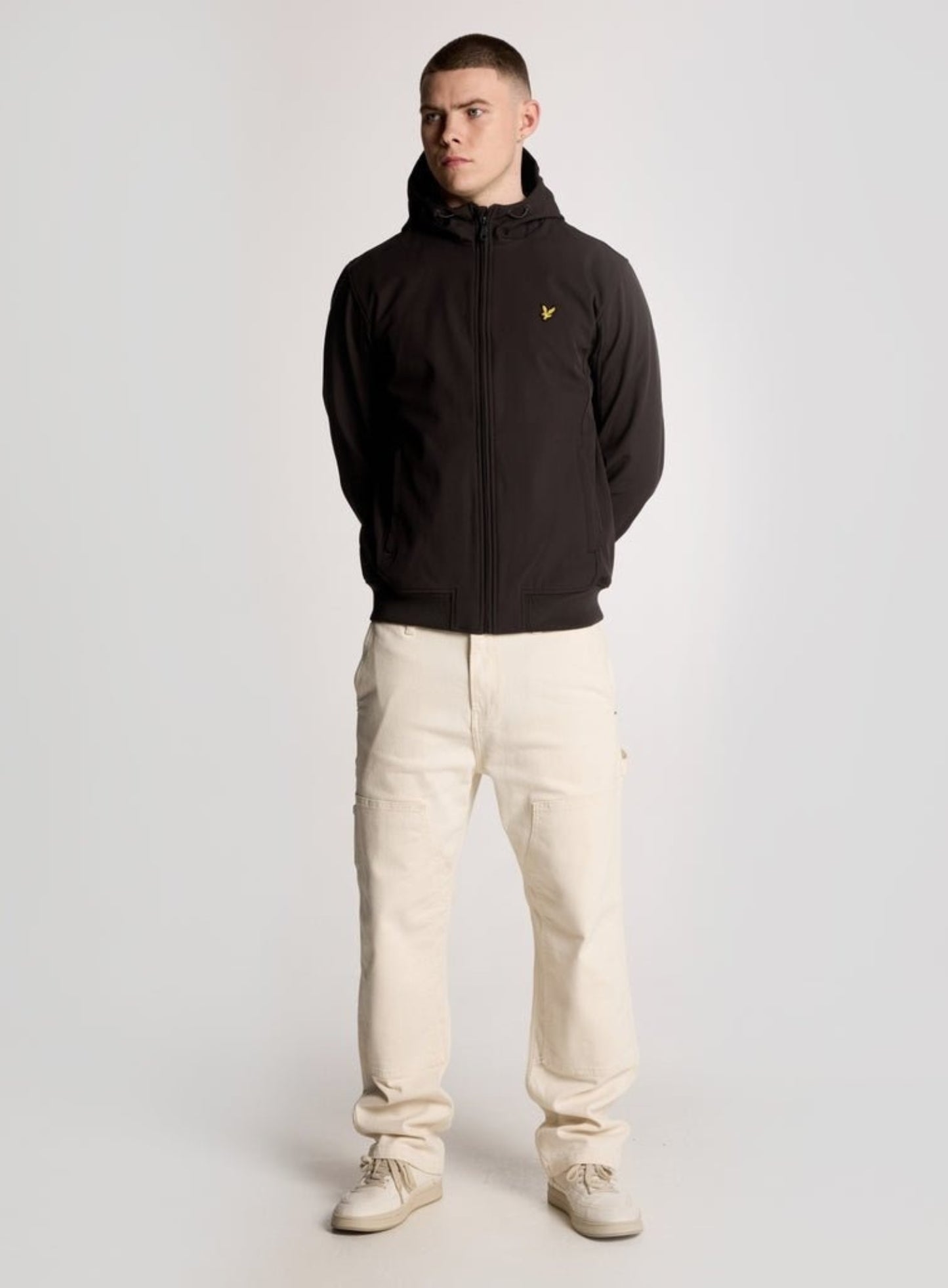 LYLE & SCOTT Mesh Lined Softshell Jacket Gunmetal