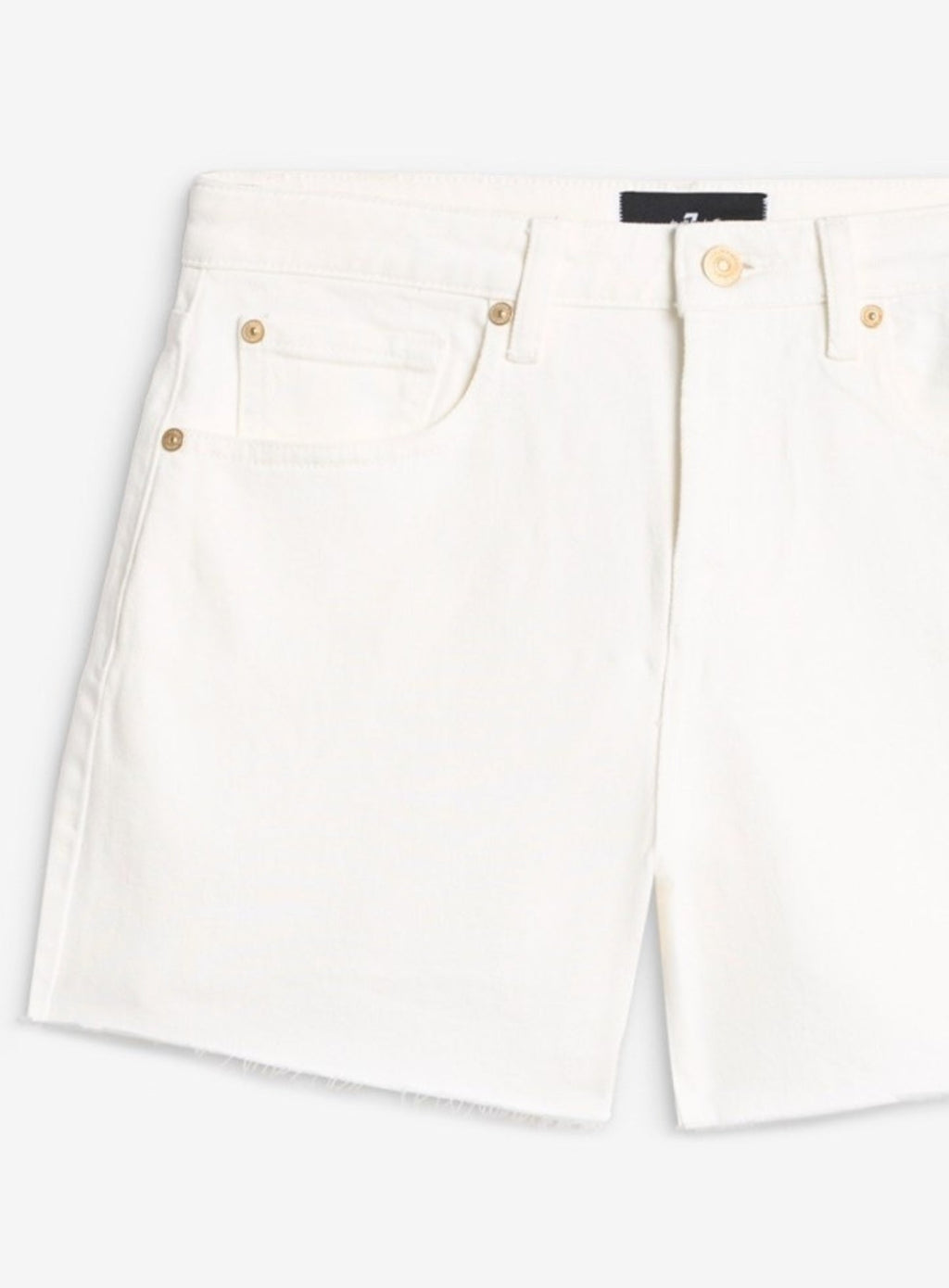 7 FOR ALL MANKIND WOMEN Monroe Long Shorts Milkyway