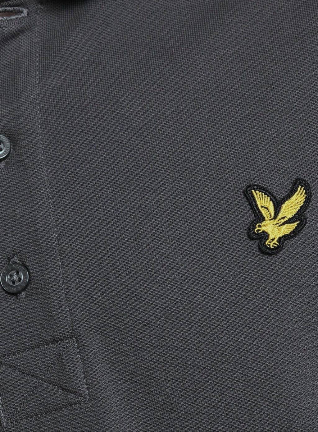 LYLE & SCOTT Plain Polo Shirt Graystone