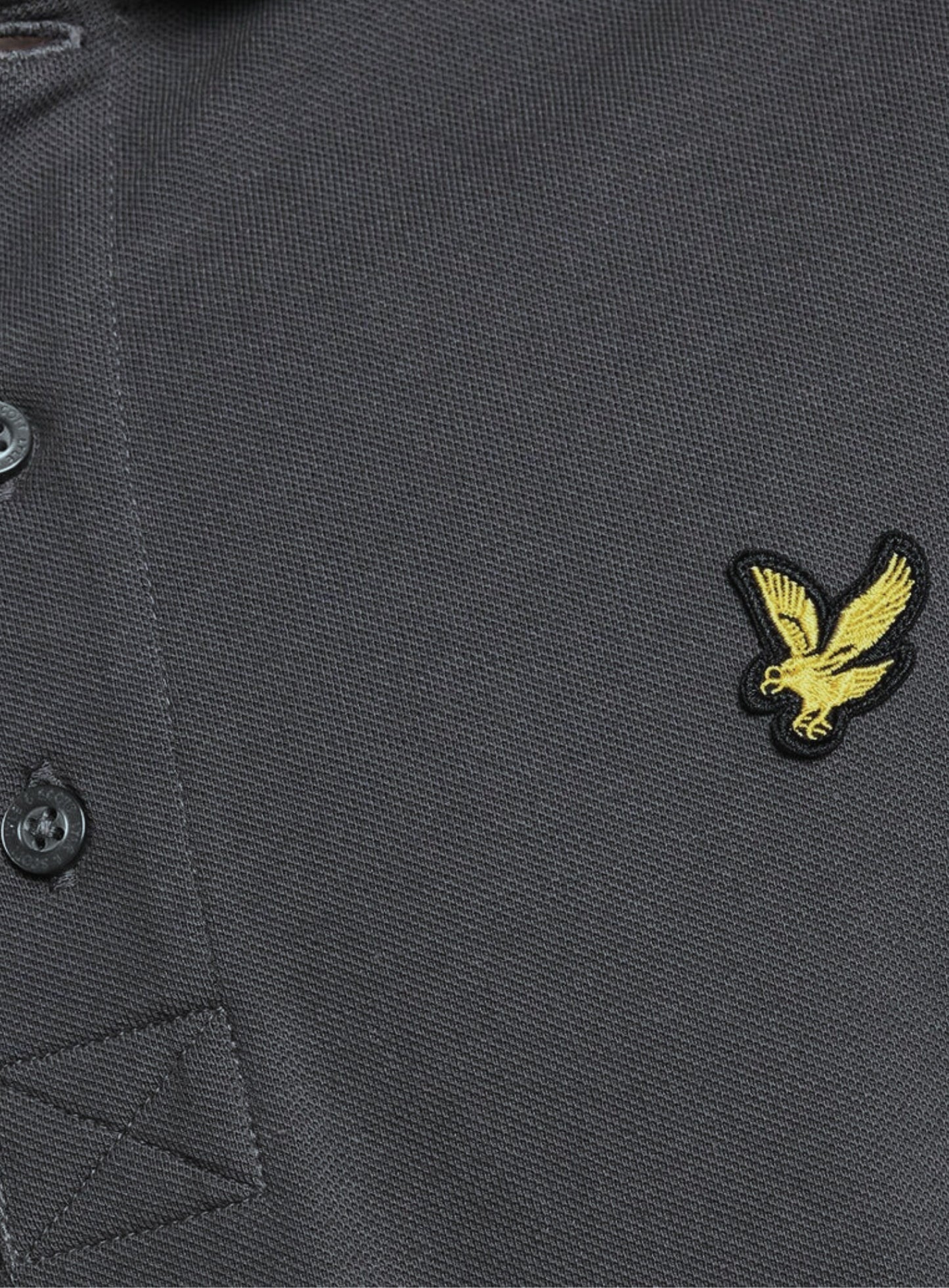 LYLE & SCOTT Plain Polo Shirt Graystone