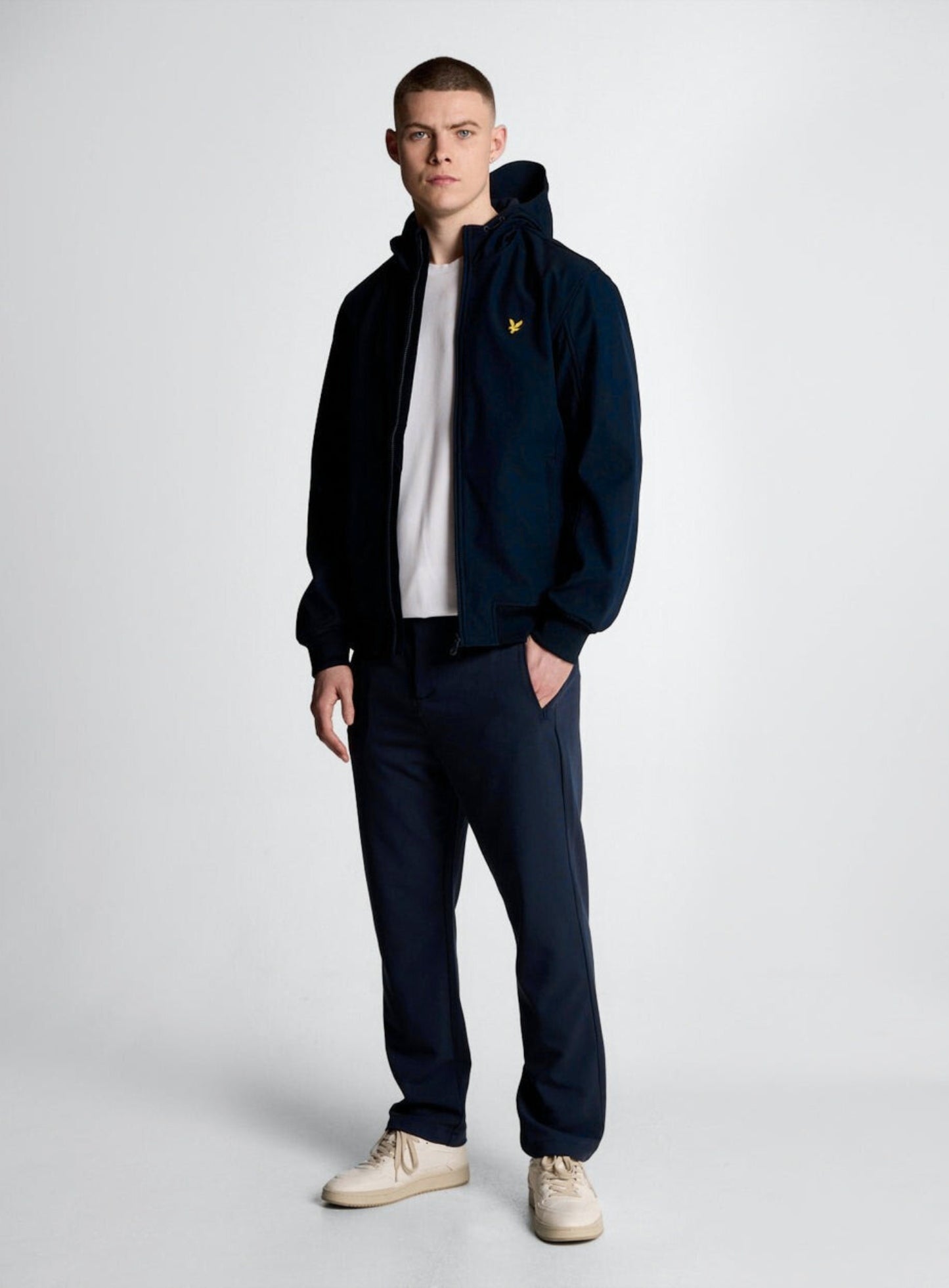 LYLE & SCOTT Mesh Back Softshell Jacket Dark Navy