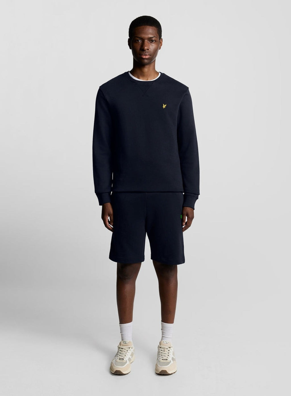 LYLE & SCOTT Crew Neck Sweatshirt Dark Navy