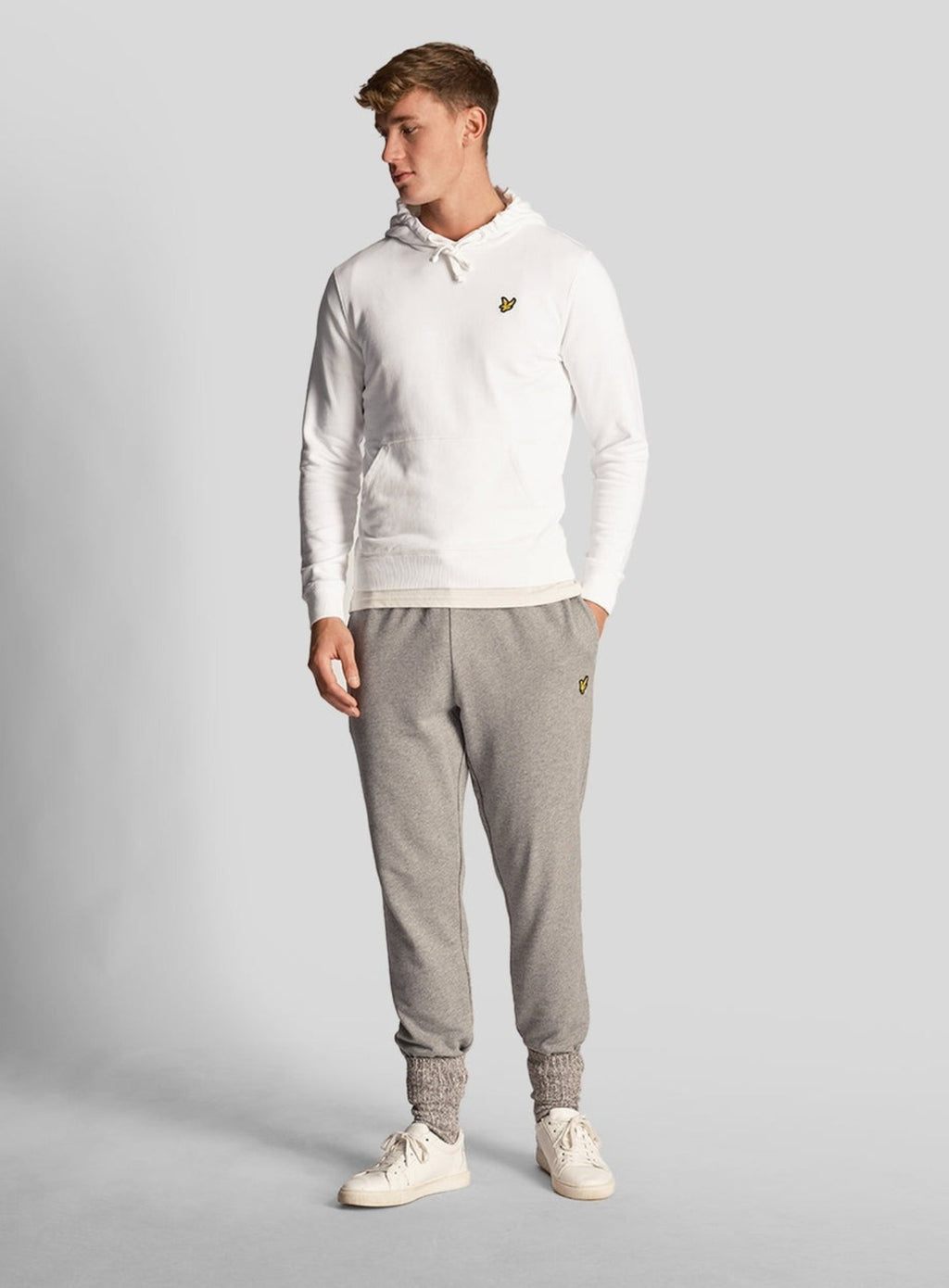 LYLE & SCOTT Pullover Hoodie White