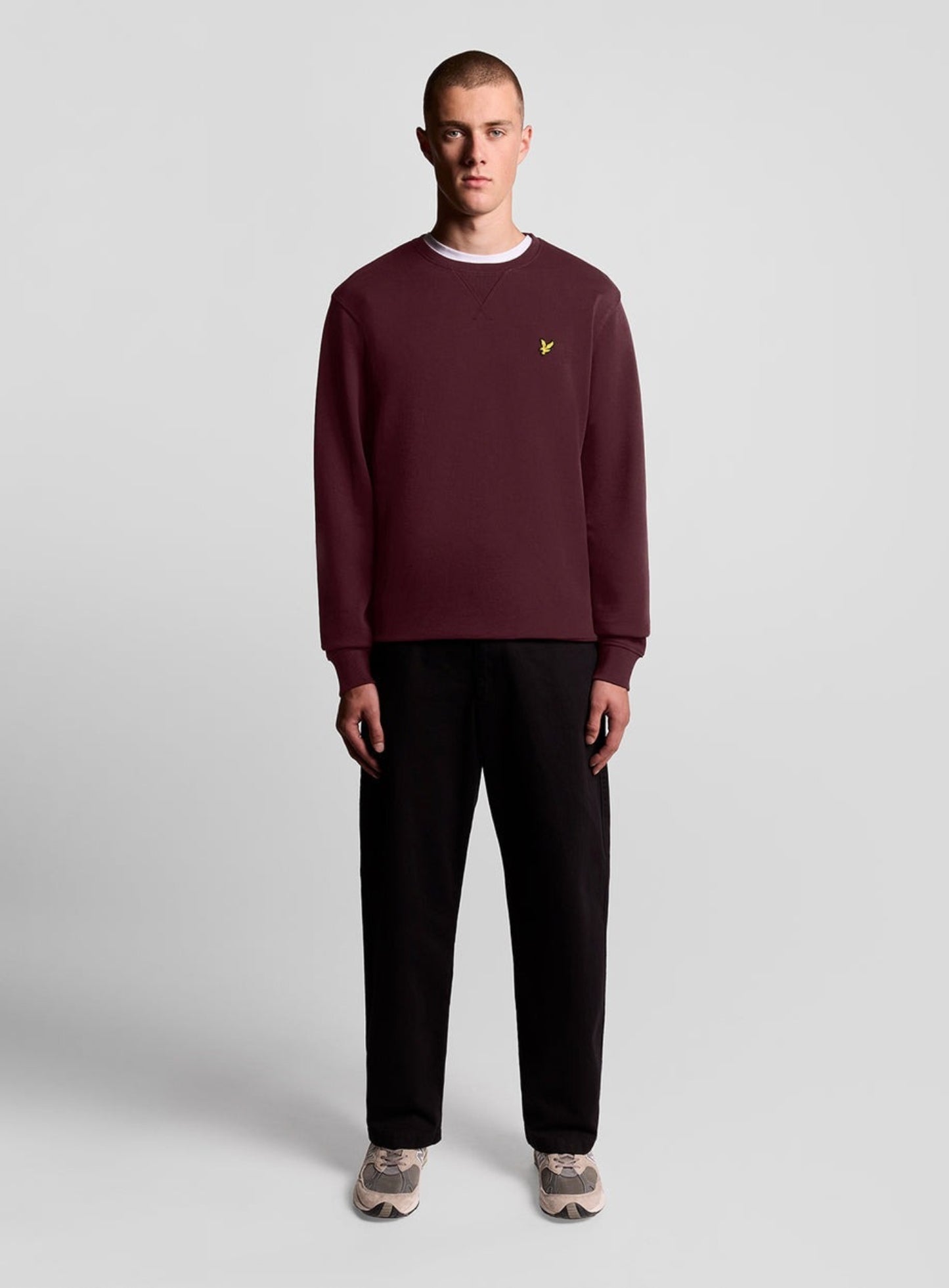 LYLE & SCOTT Crew Neck Sweatshirt Burgundy