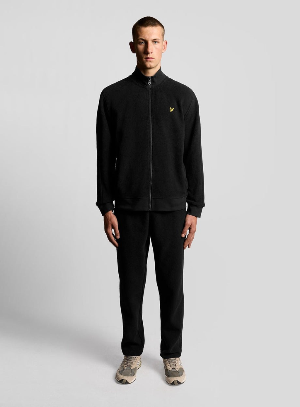 LYLE & SCOTT Polar Fleece Track Jacket Jet Black
