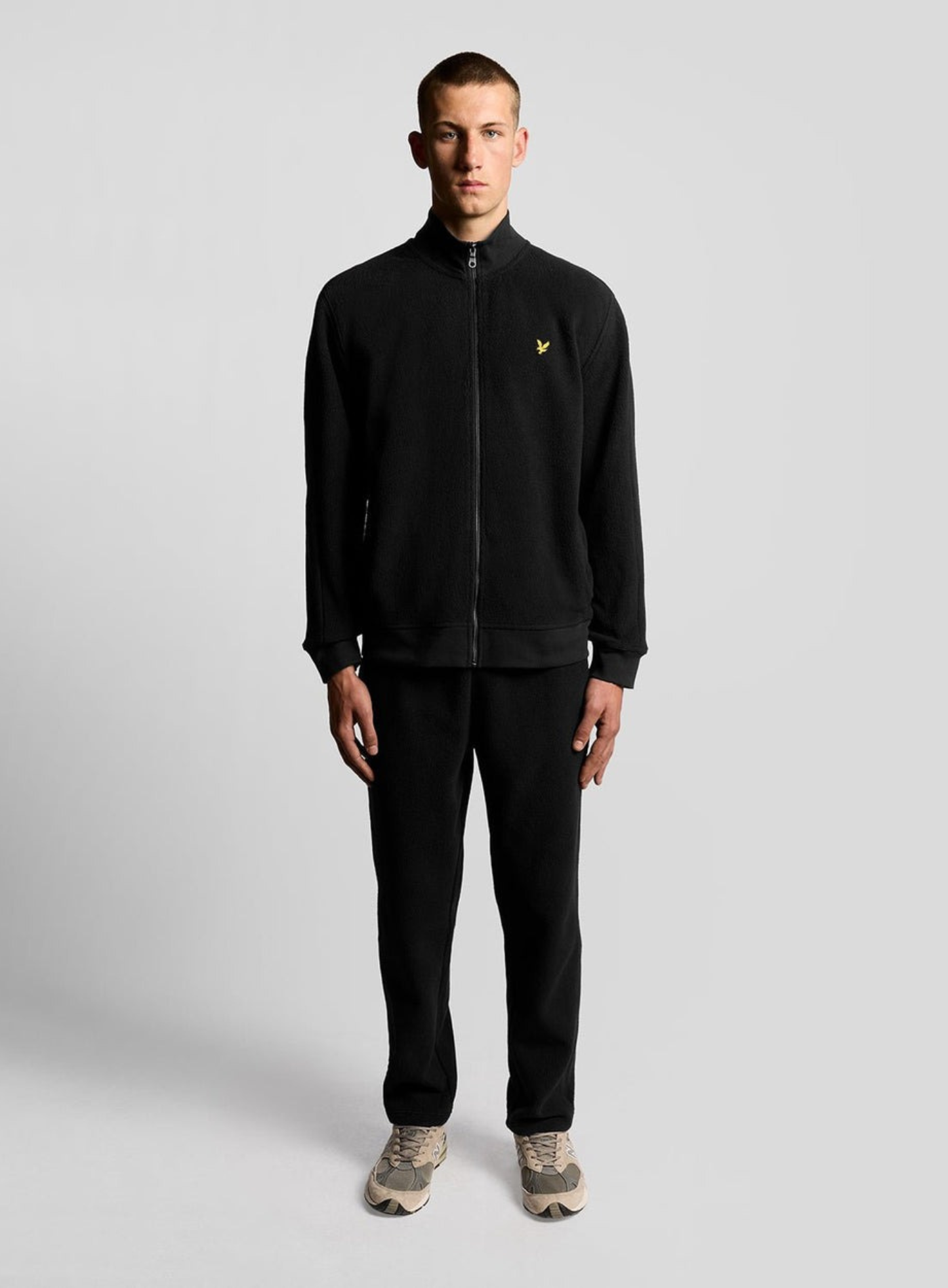 LYLE & SCOTT Polar Fleece Track Jacket Jet Black