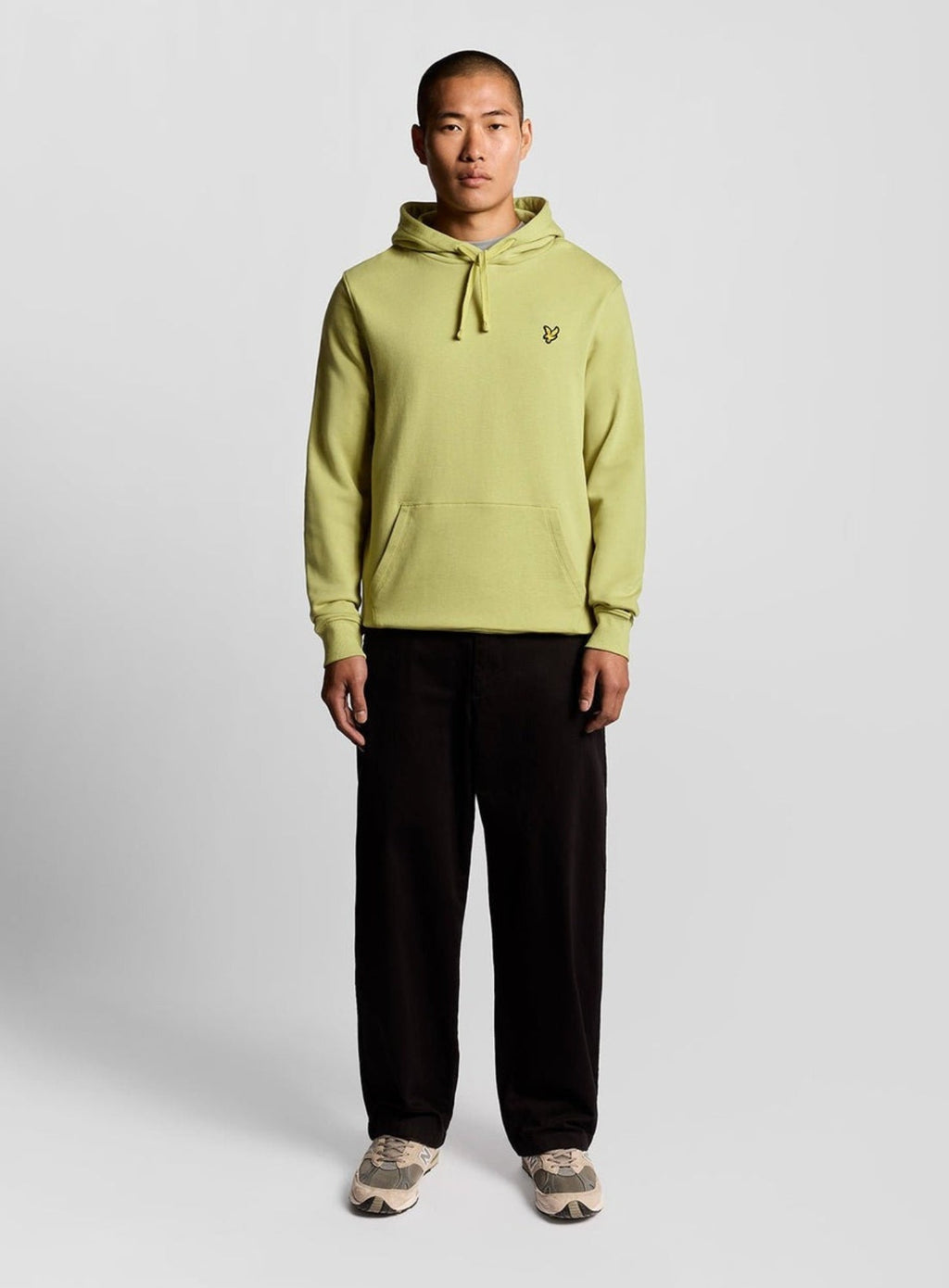 LYLE & SCOTT Loopback Cotton Hoodie Pale Willow