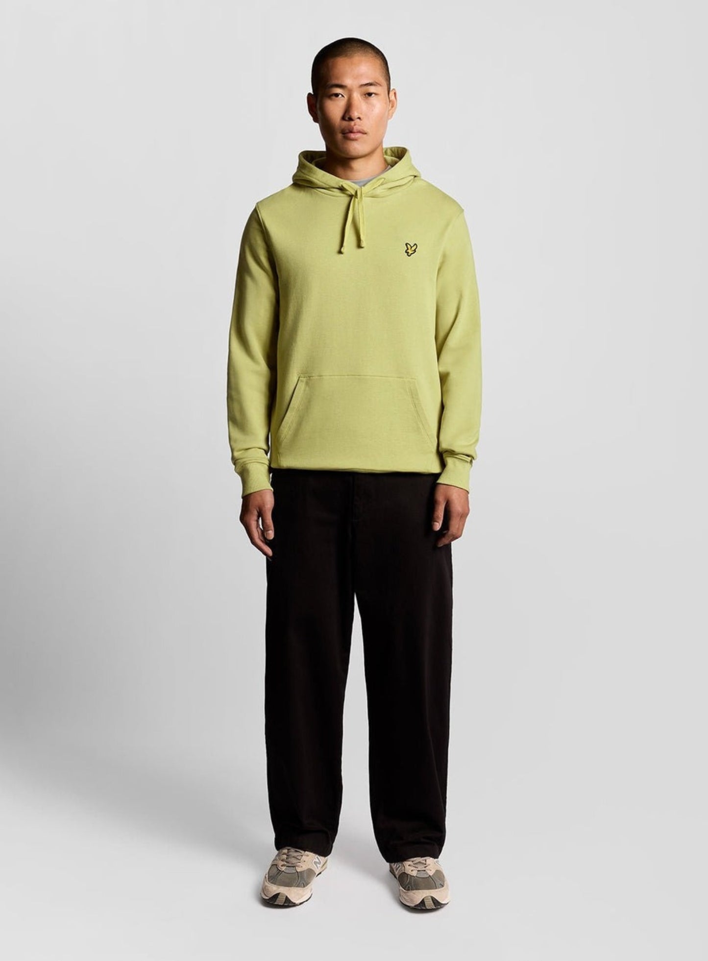 LYLE & SCOTT Loopback Cotton Hoodie Pale Willow