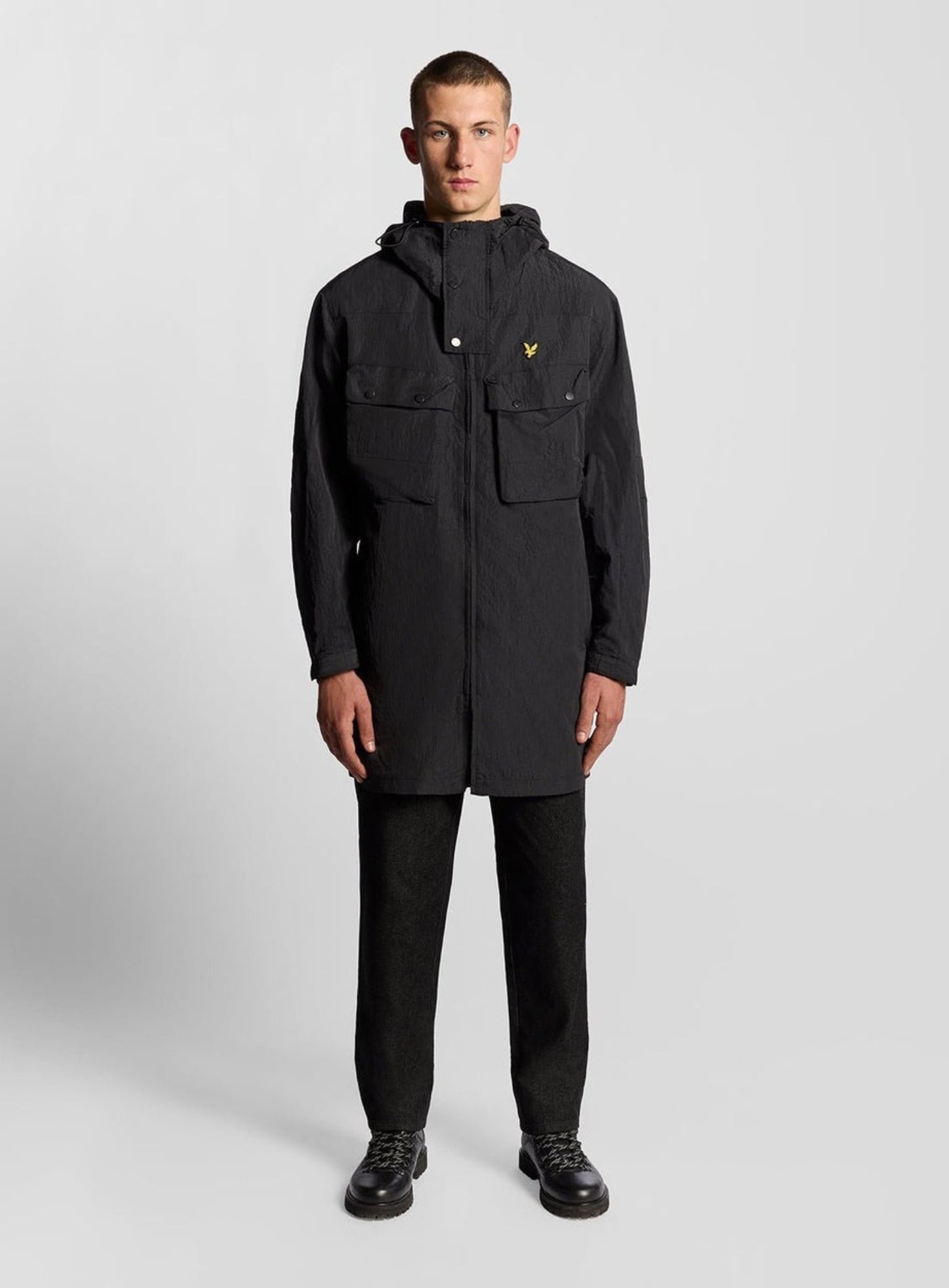 LYLE & SCOTT Water Resistant Guard Parka Black Ice