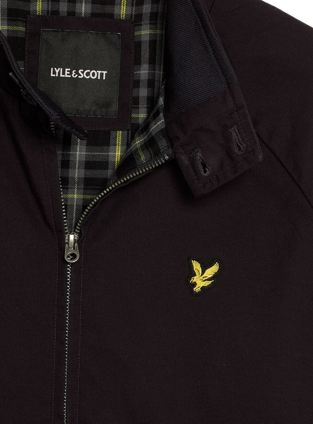 LYLE & SCOTT Cotton Harrington Jacket Jet Black