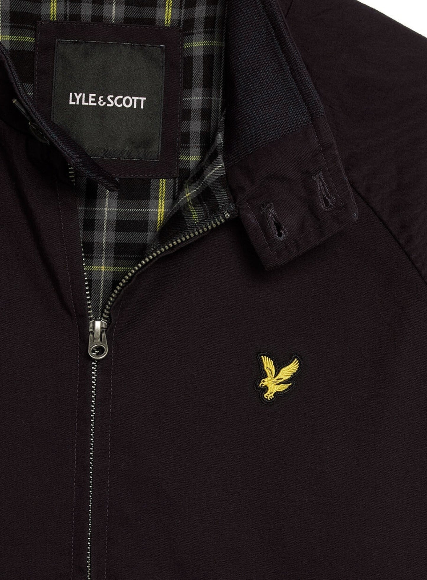 LYLE & SCOTT Cotton Harrington Jacket Jet Black