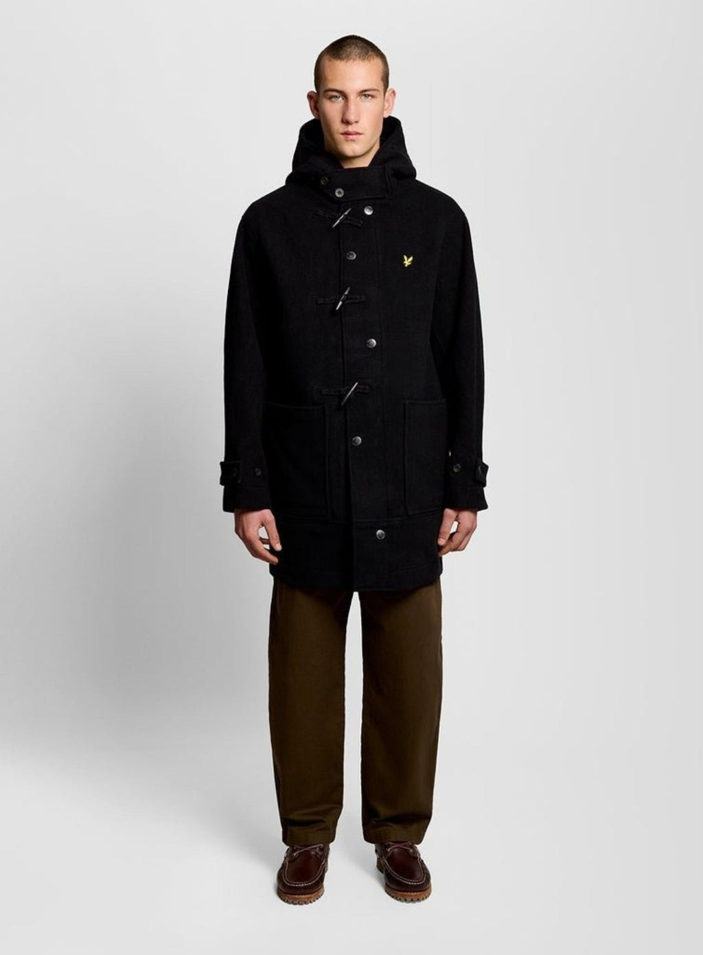 LYLE & SCOTT Duffle Coat Jet Black