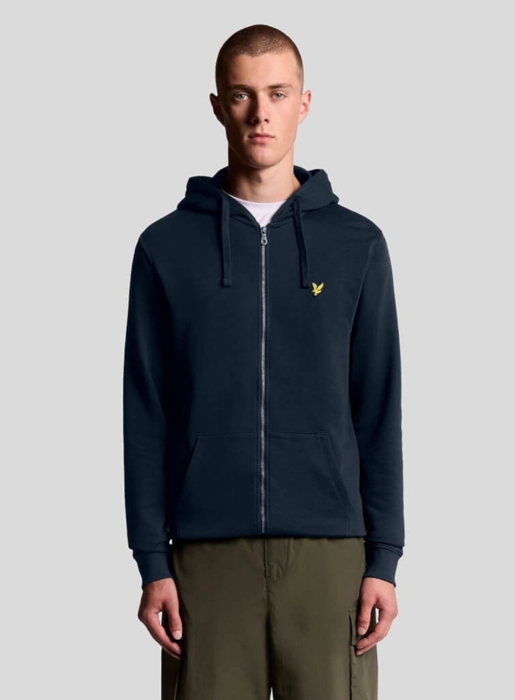 LYLE & SCOTT Zip Through Hoodie Dark Navy