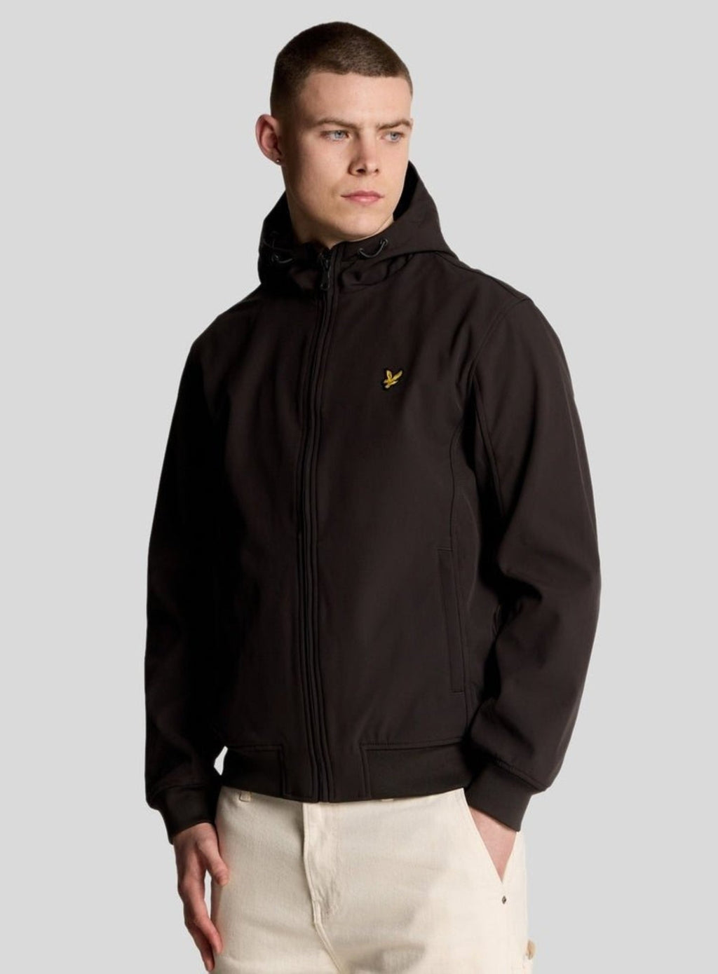 LYLE & SCOTT Mesh Lined Softshell Jacket Gunmetal