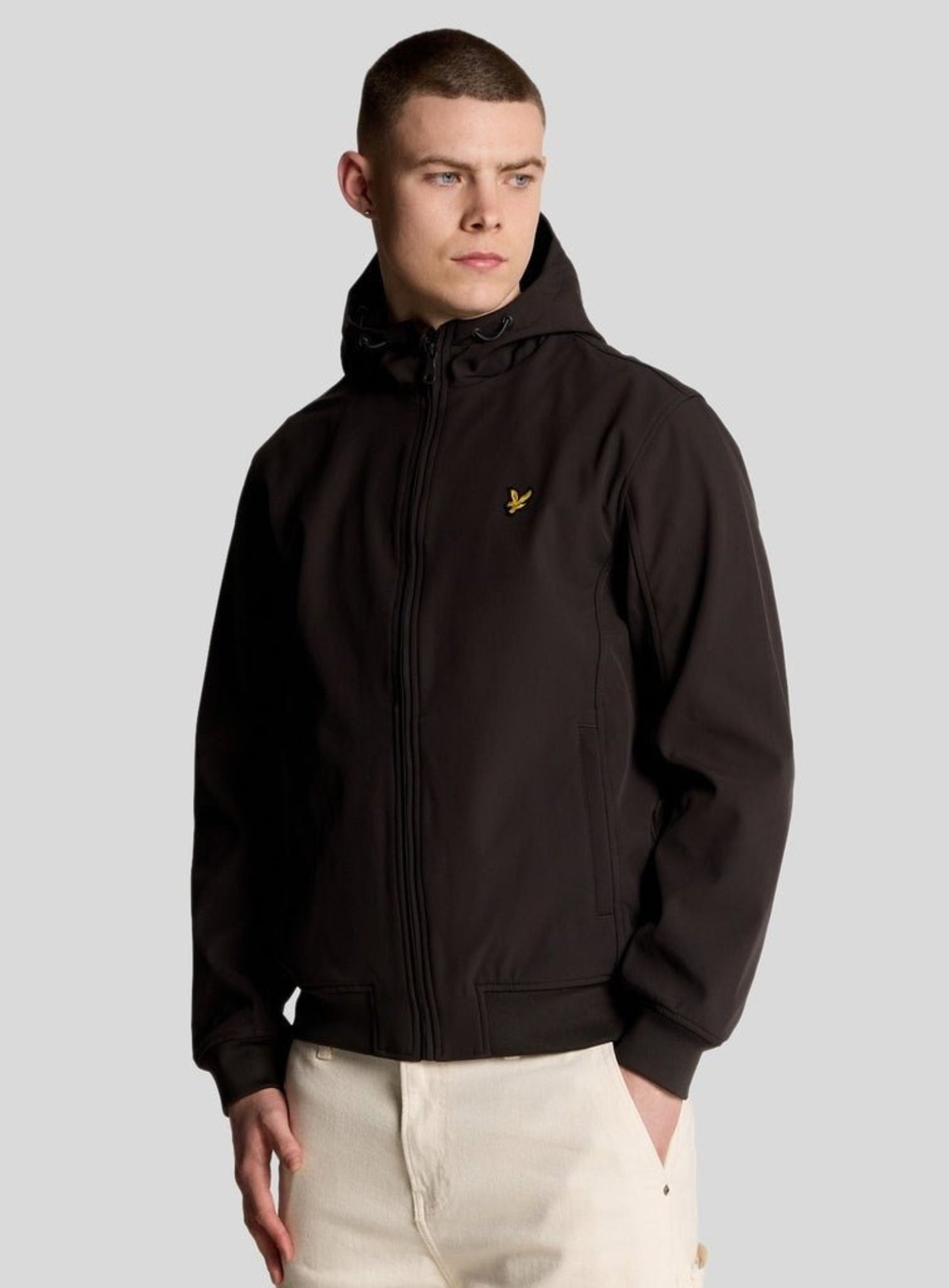 LYLE & SCOTT Mesh Lined Softshell Jacket Gunmetal