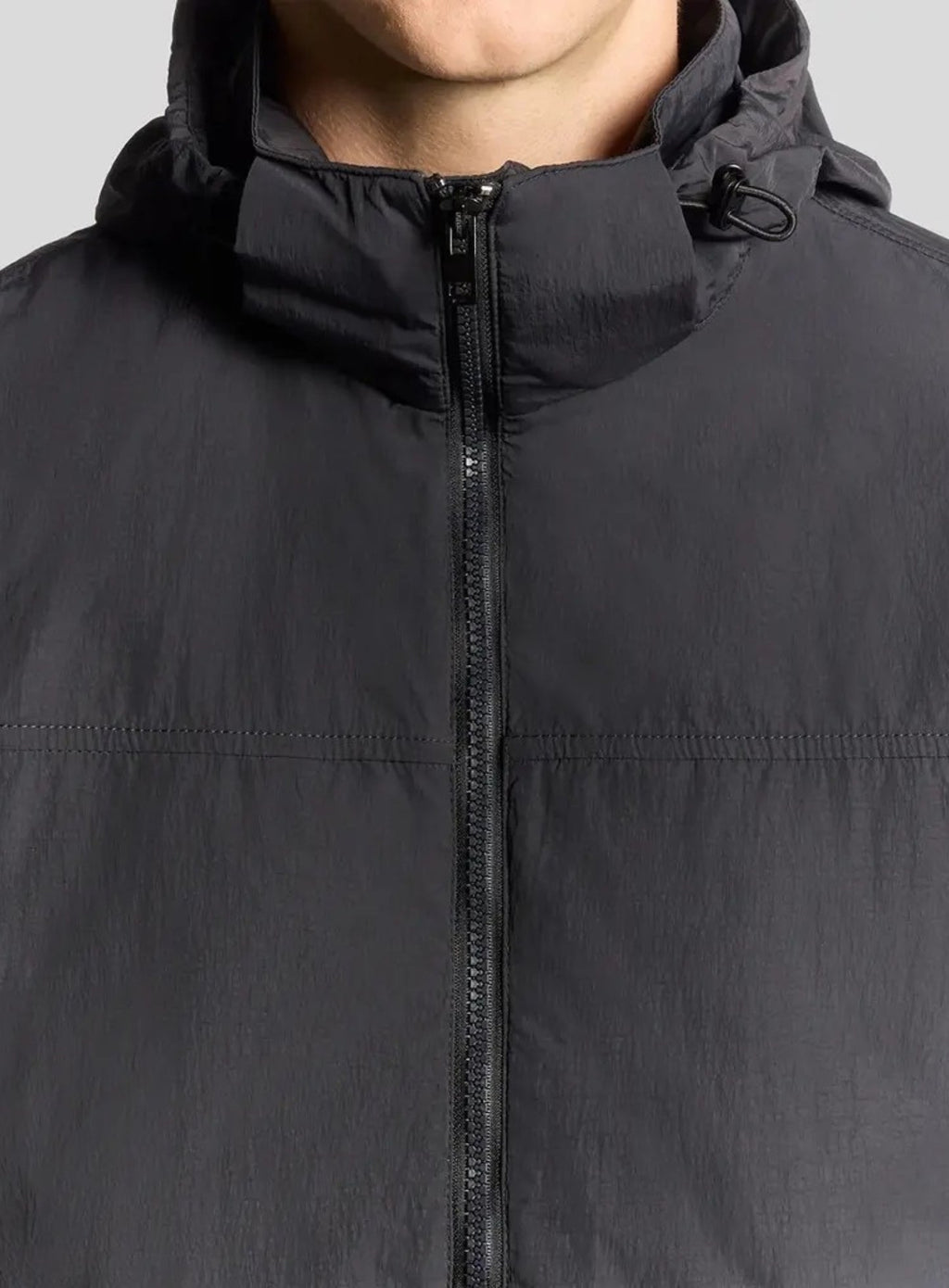 LYLE & SCOTT Water Resistant Packaway Jacket Black Ice