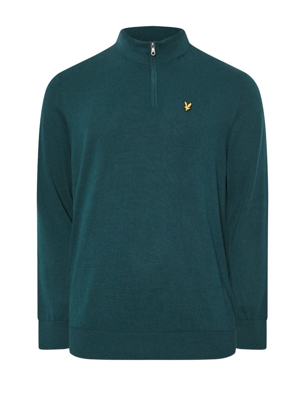 LYLE & SCOTT Cotton Quarter Zip Jumper Rich Teal