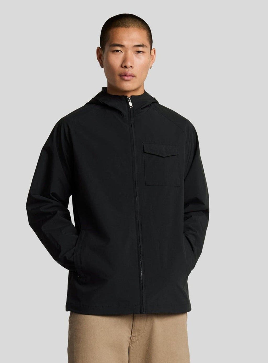 LYLE & SCOTT Hooded Transitional Jacket Jet Black