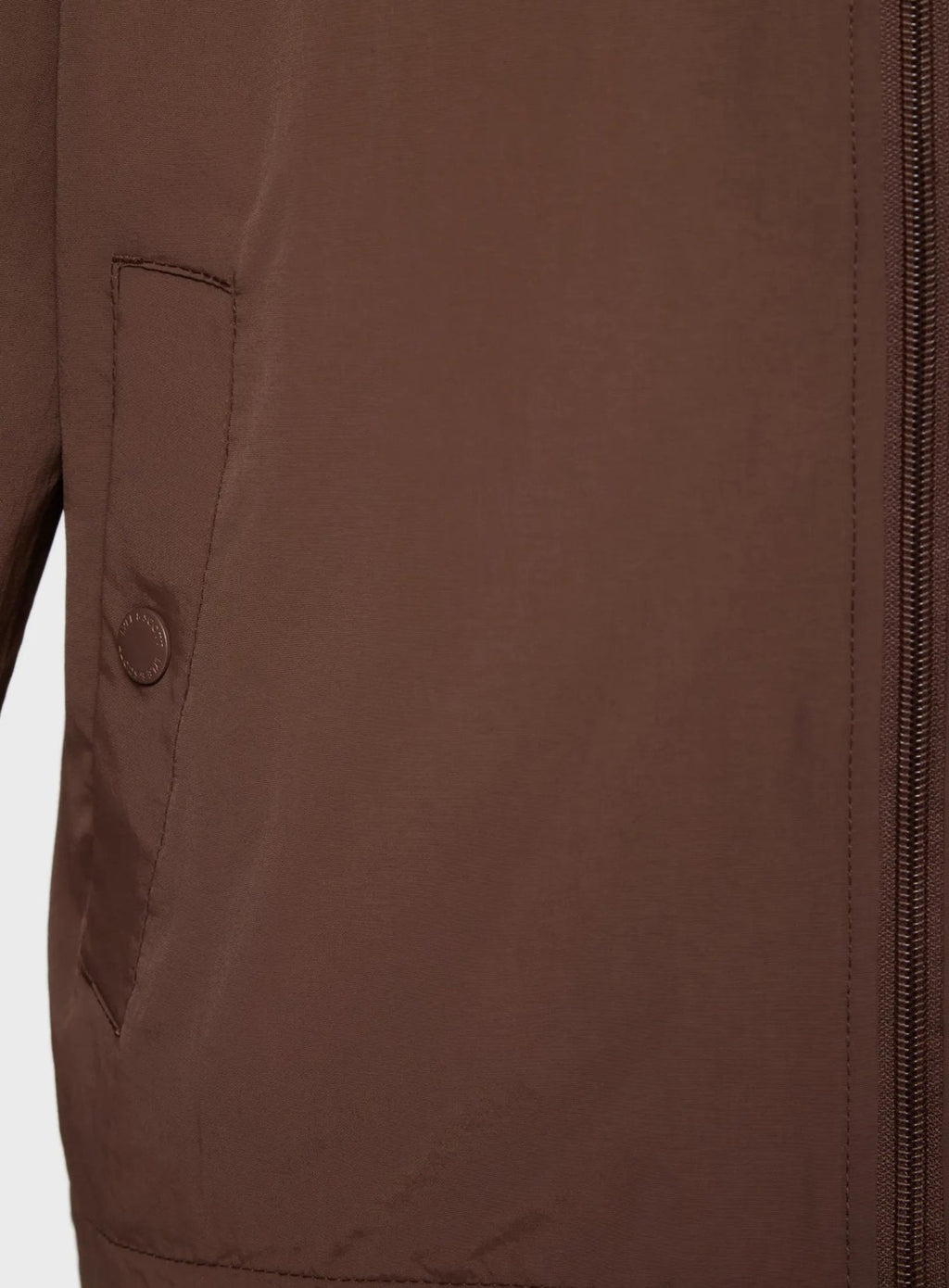 LYLE & SCOTT Zip Through Hooded Jacket Bottle Brown