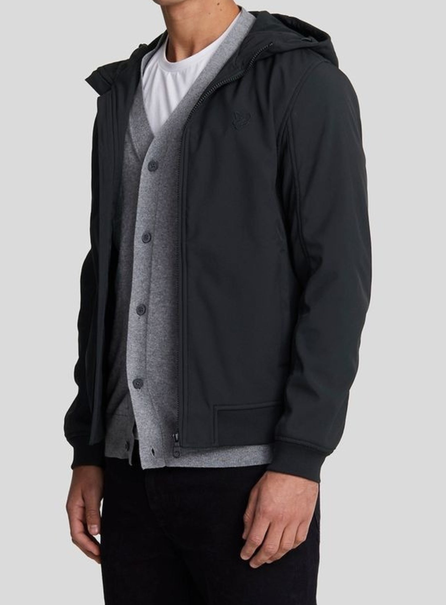 LYLE & SCOTT Water Resistant Stretch Shell Jacket Jet Black