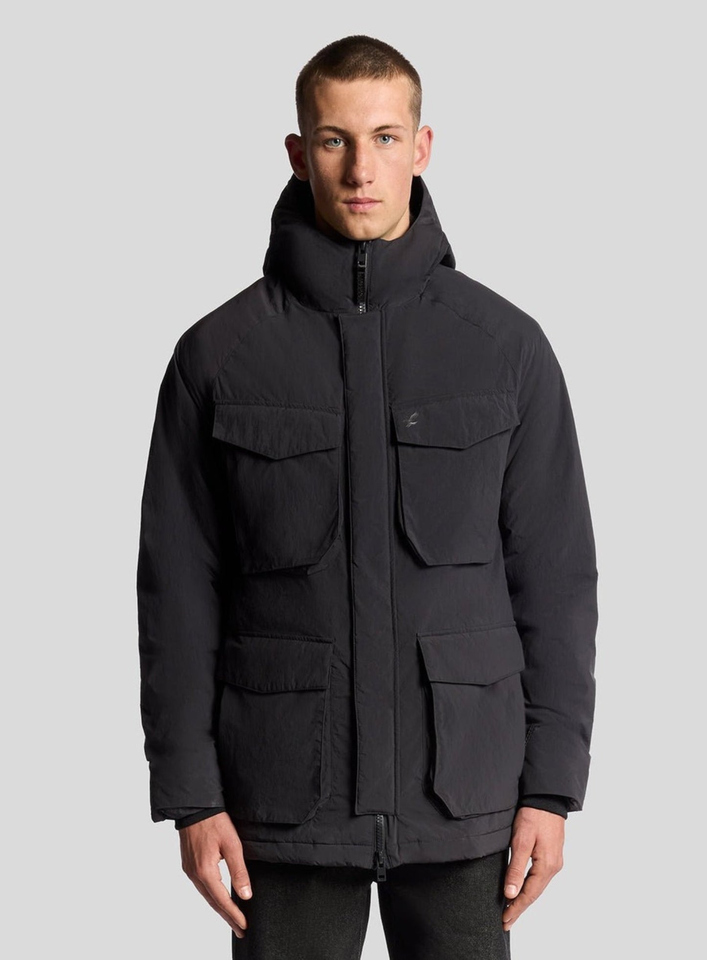 LYLE & SCOTT Tactical Wadded Parka Black Ice