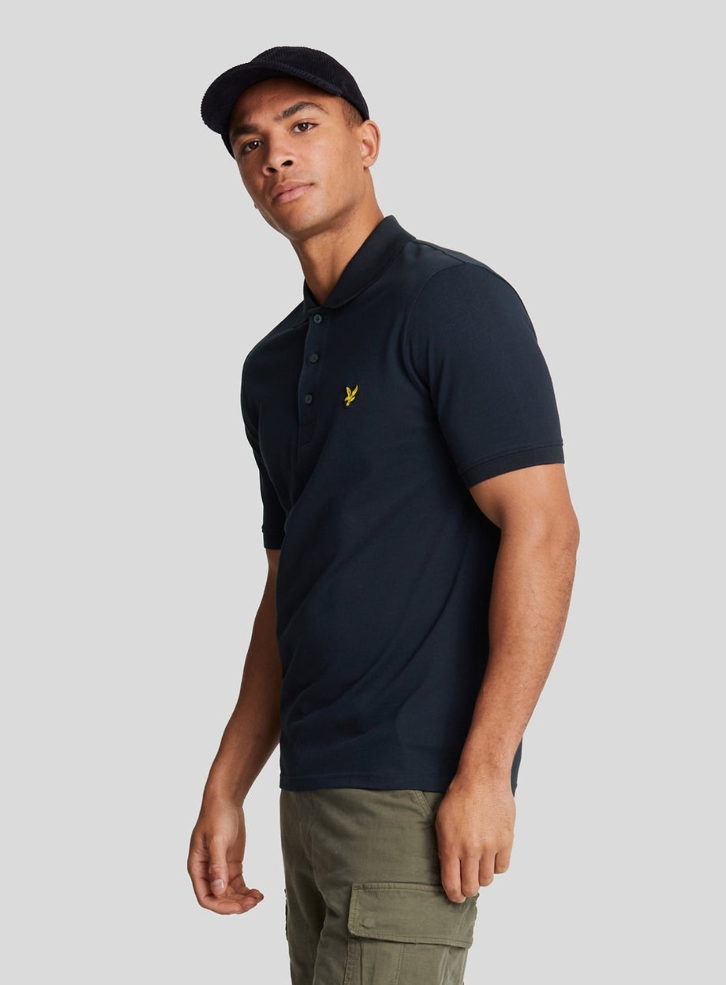 LYLE & SCOTT Cotton Polo Shirt Dark Navy