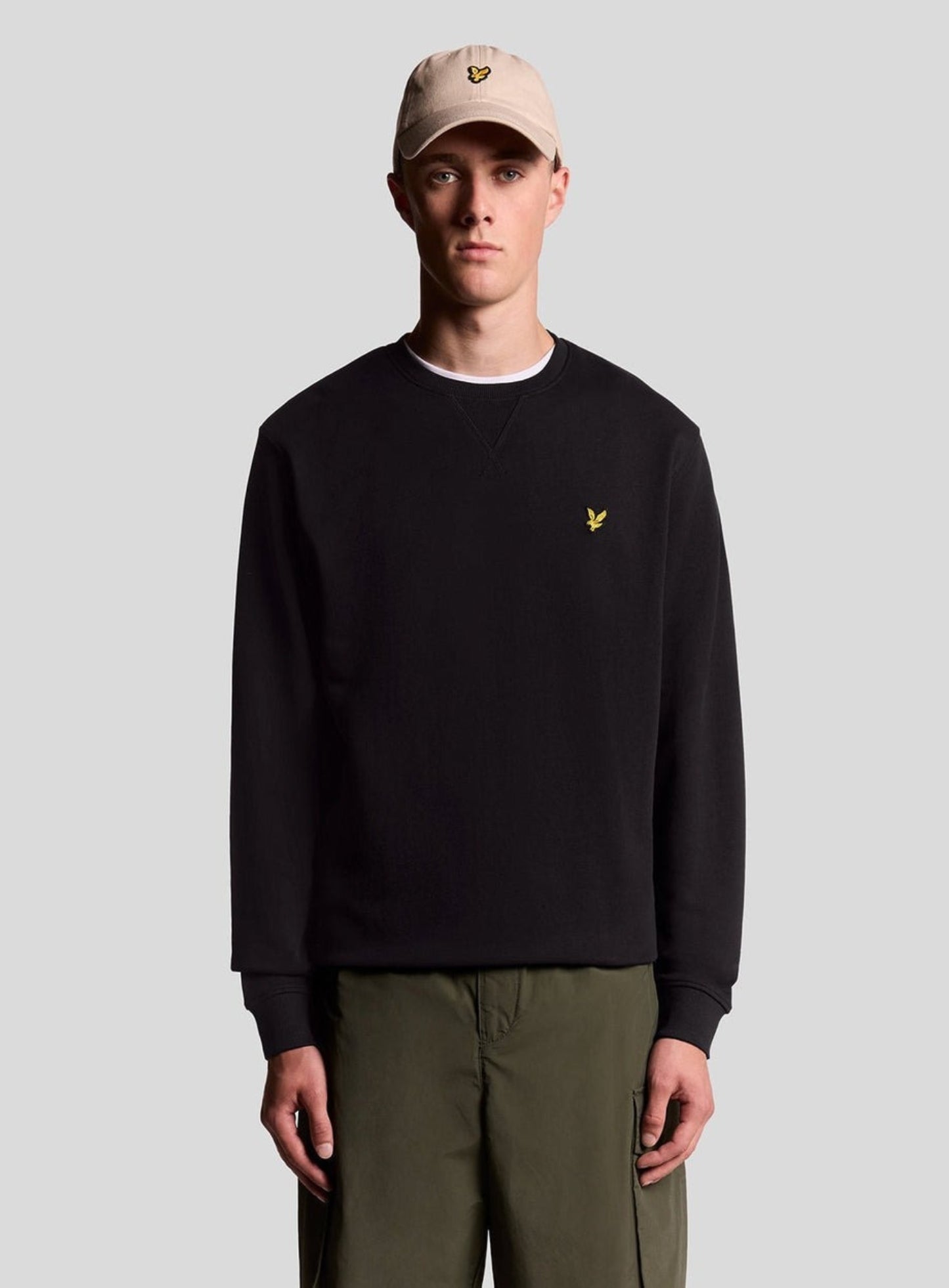 LYLE & SCOTT Crew Neck Sweatshirt Jet Black
