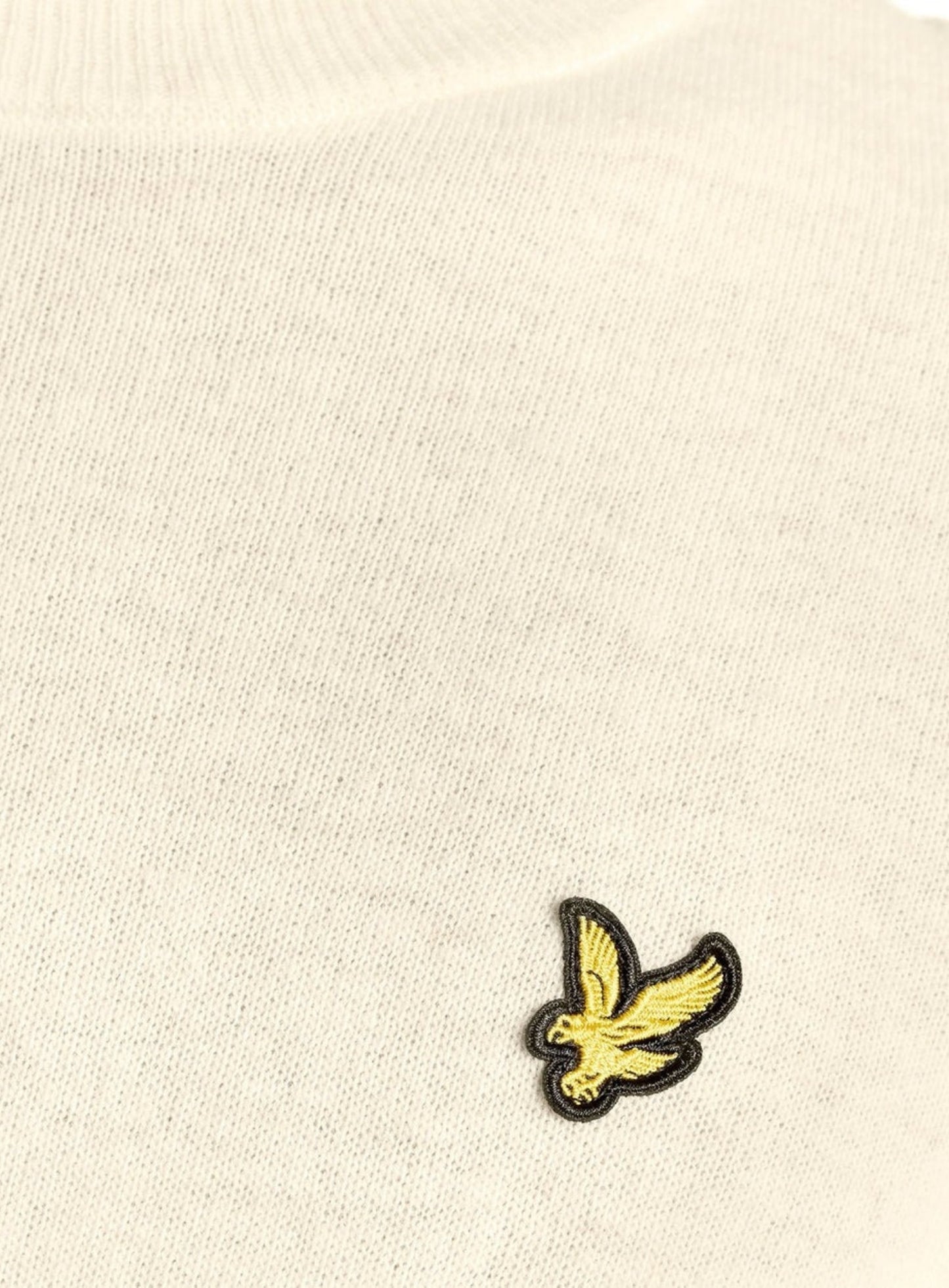LYLE & SCOTT Lambswool Blend Crew Neck Jumper Drop Cloth Marl