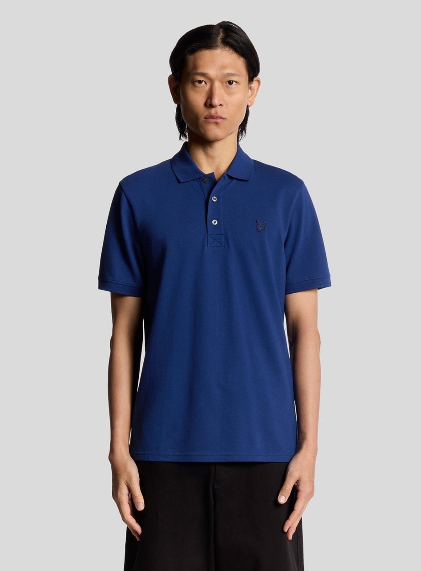 LYLE & SCOTT Superfine Cotton Polo Shirt Blueprint