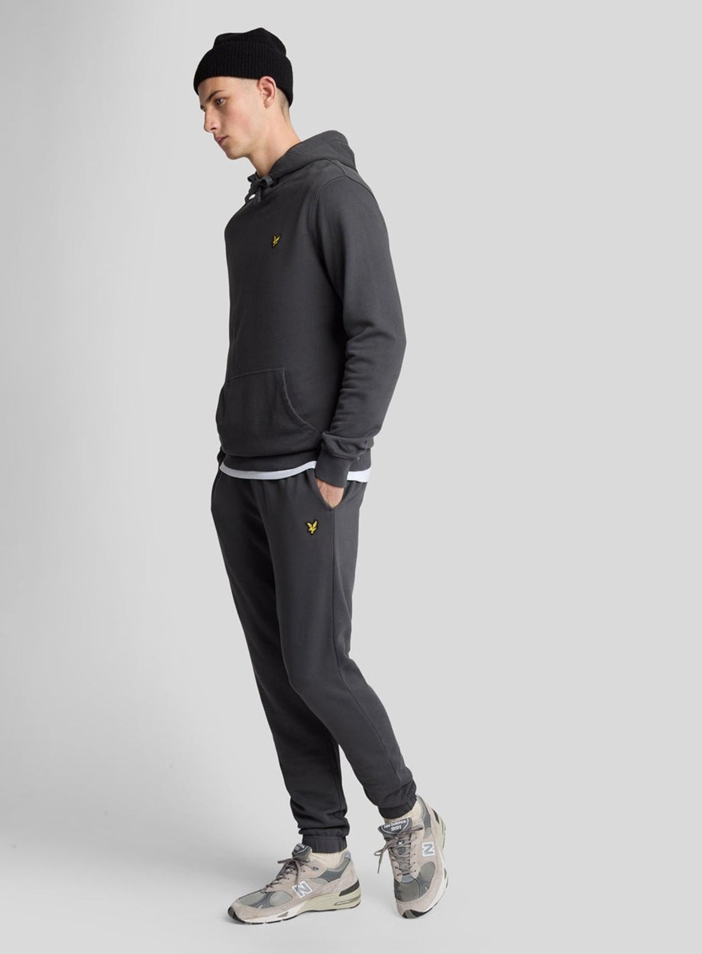 LYLE & SCOTT Slim Sweat Pant Gunmetal