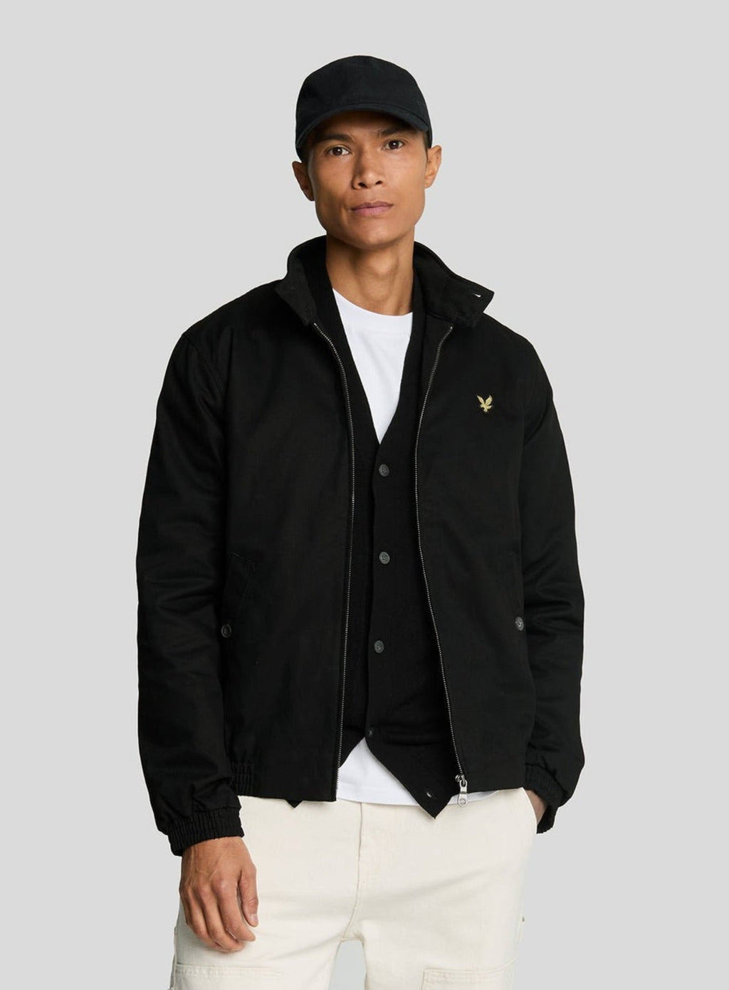 LYLE & SCOTT Harrington Jacket Jet Black