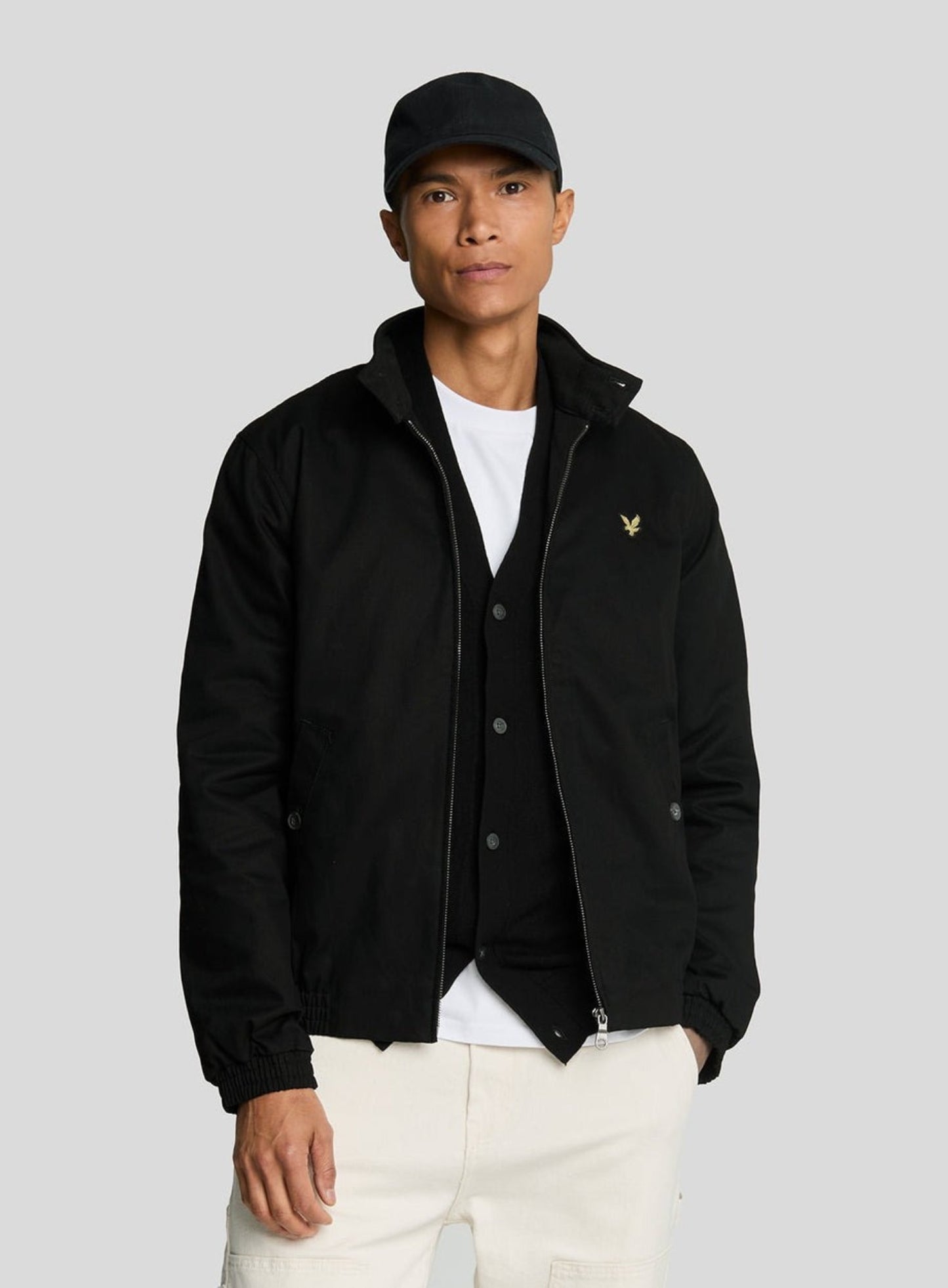 LYLE & SCOTT Harrington Jacket Jet Black