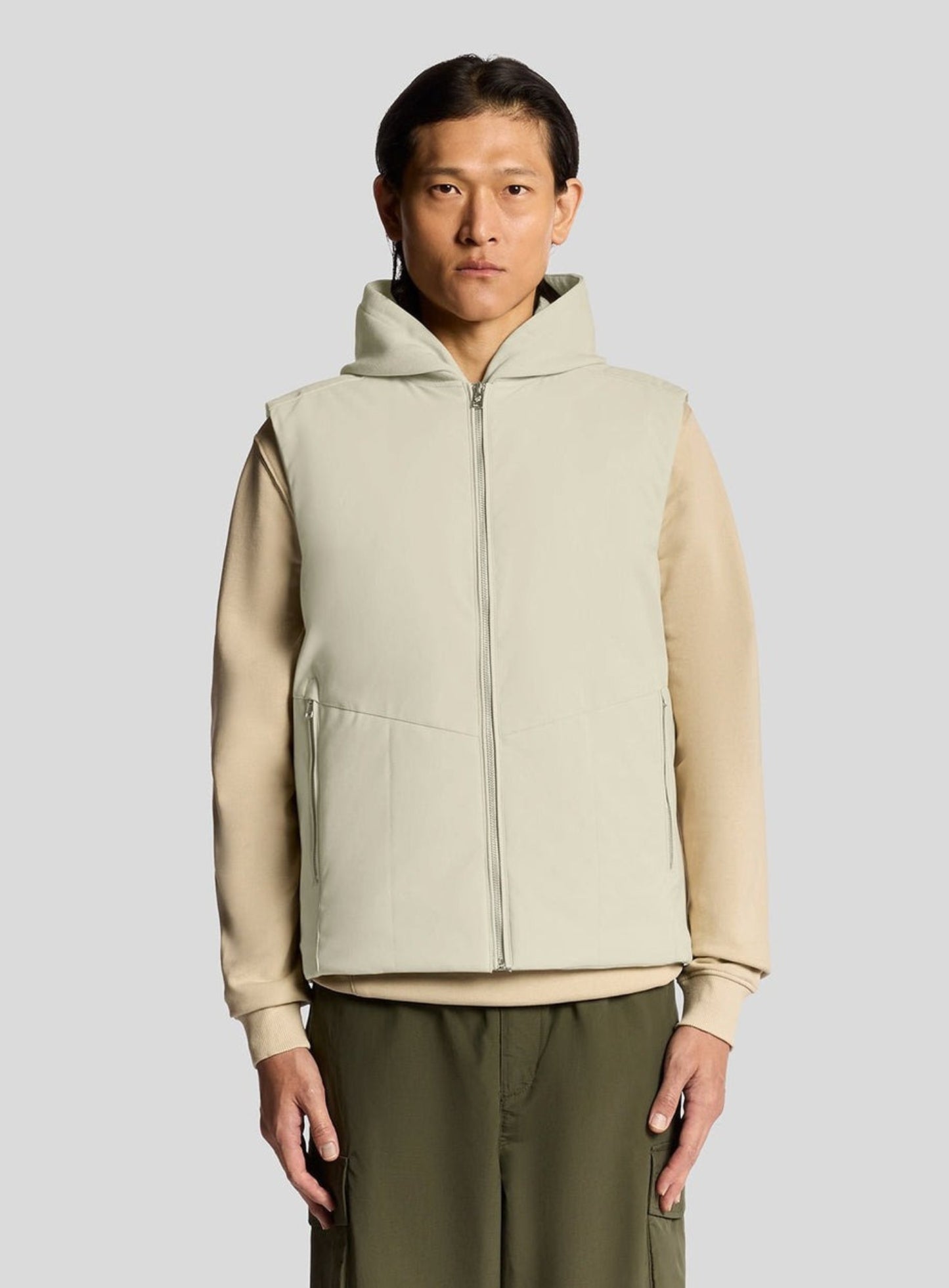 LYLE & SCOTT Water Resistant Insulated Gilet Grey Taupe