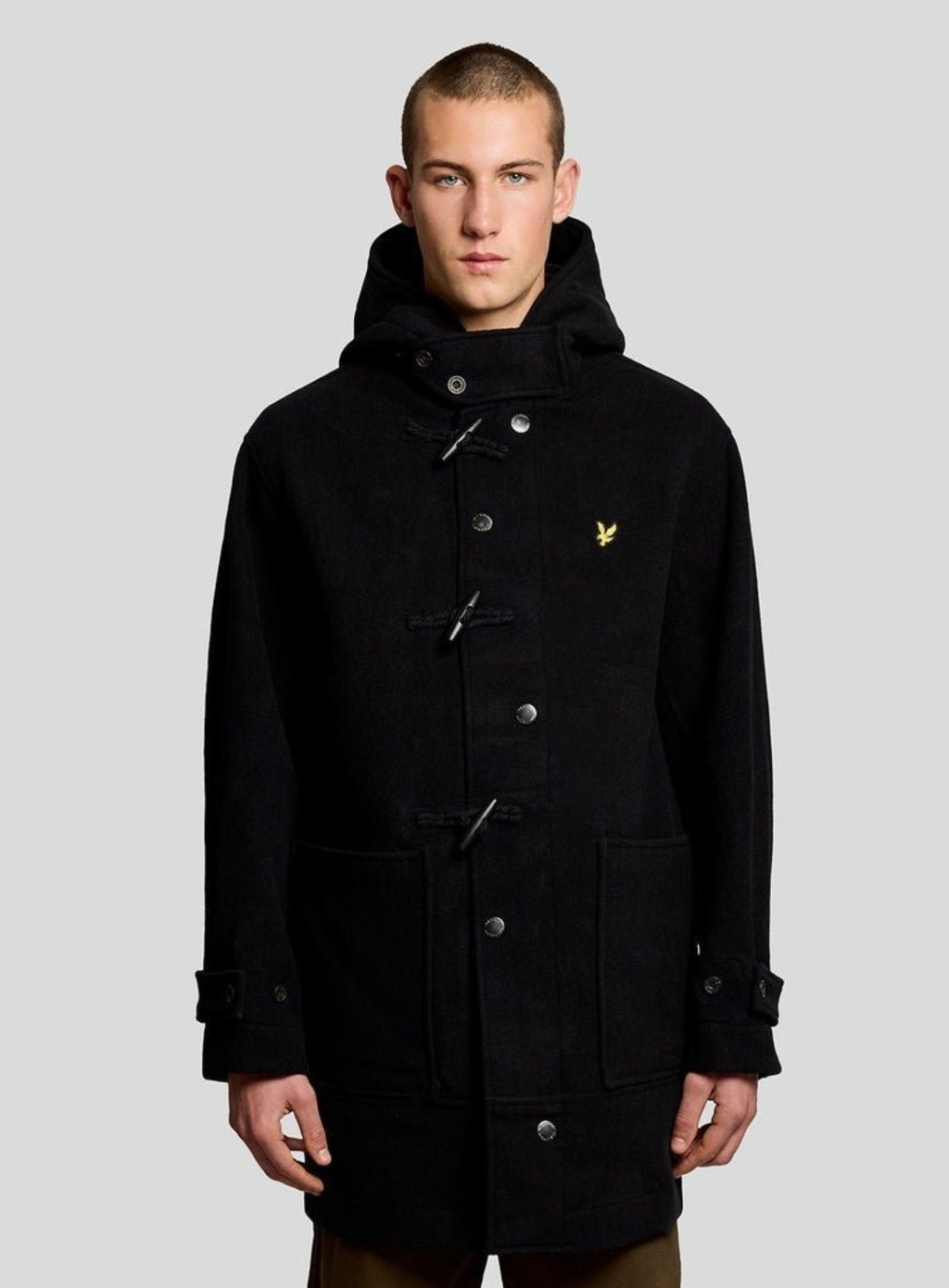 LYLE & SCOTT Duffle Coat Jet Black