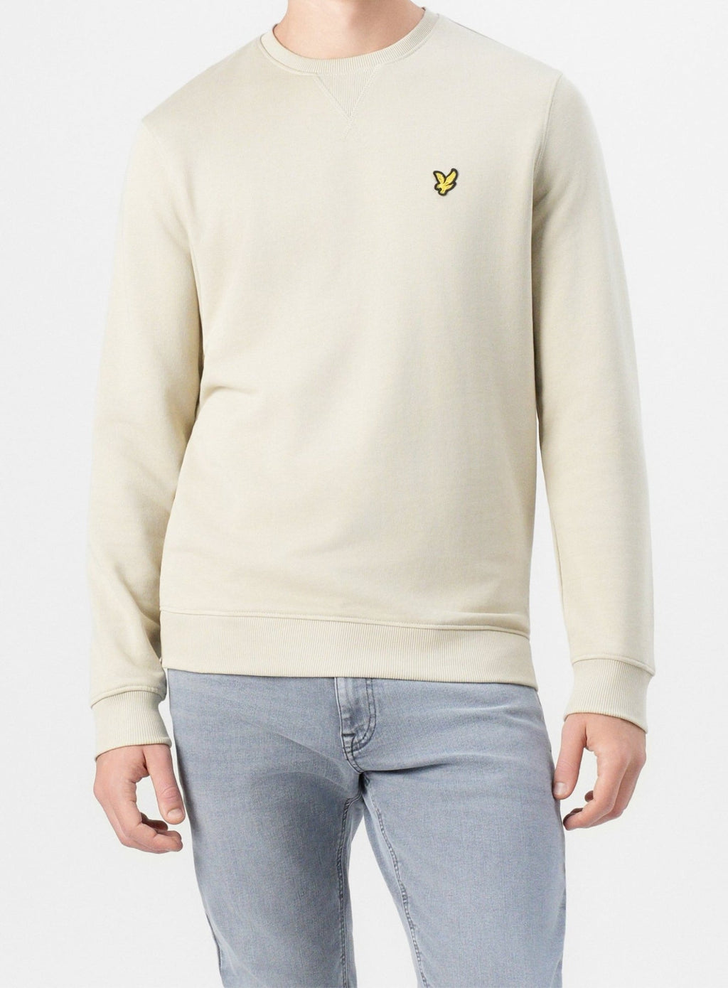 LYLE & SCOTT Crew Neck Sweatshirt Grey Taupe