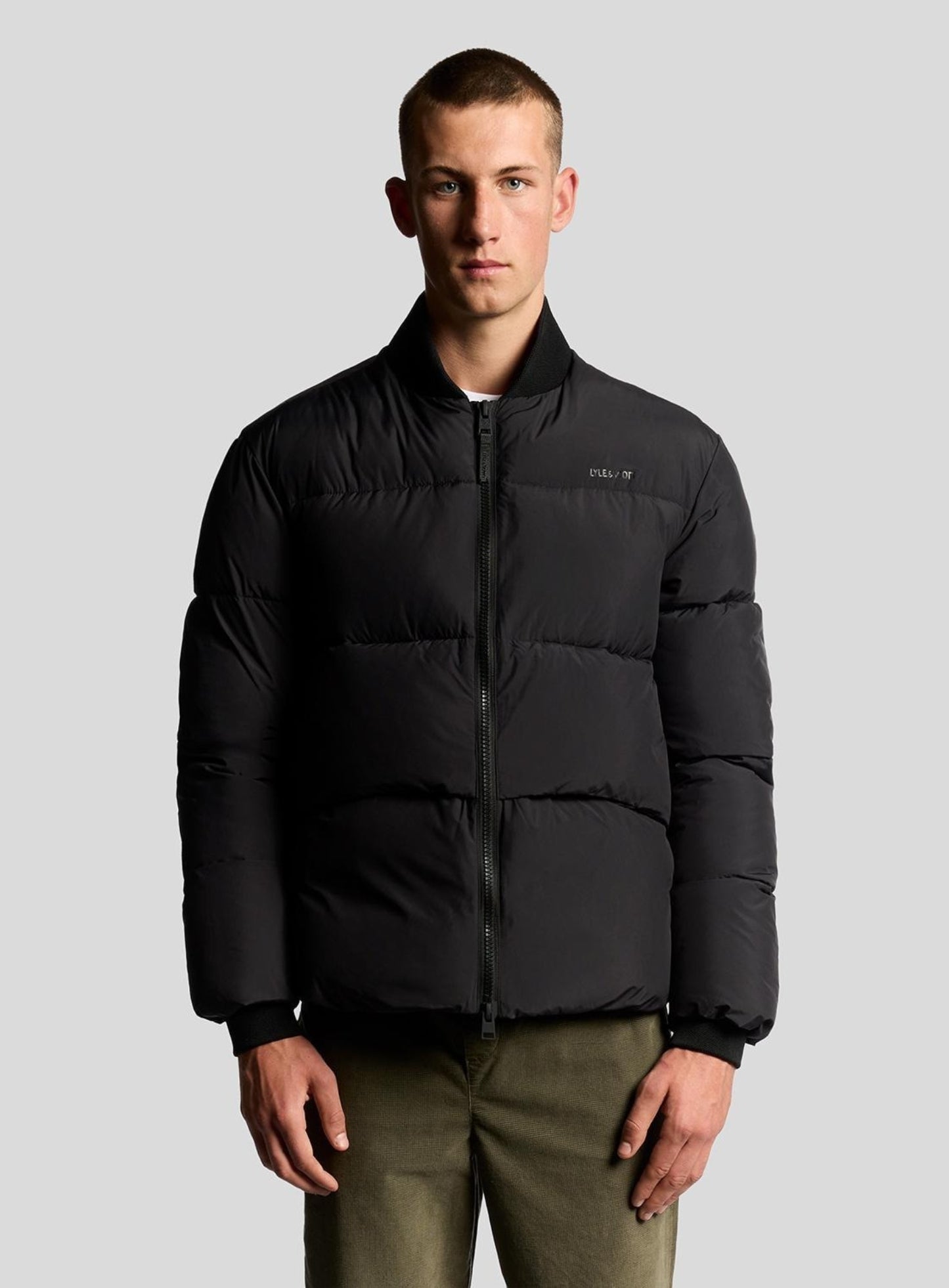 LYLE & SCOTT Quilted Down Jacket Jet Black