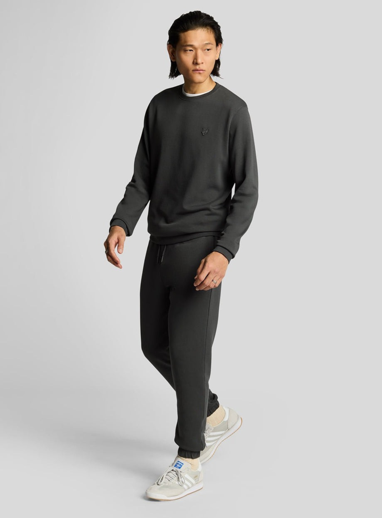 LYLE & SCOTT Superfine Cotton Slim Joggers Gunmetal