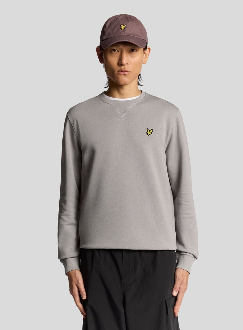 LYLE & SCOTT Crew Neck Sweatshirt Gull Grey