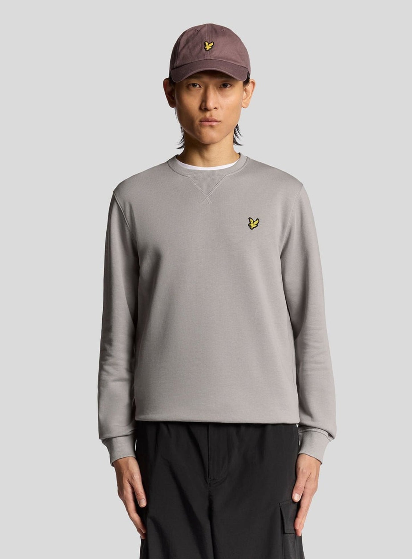 LYLE & SCOTT Crew Neck Sweatshirt Gull Grey