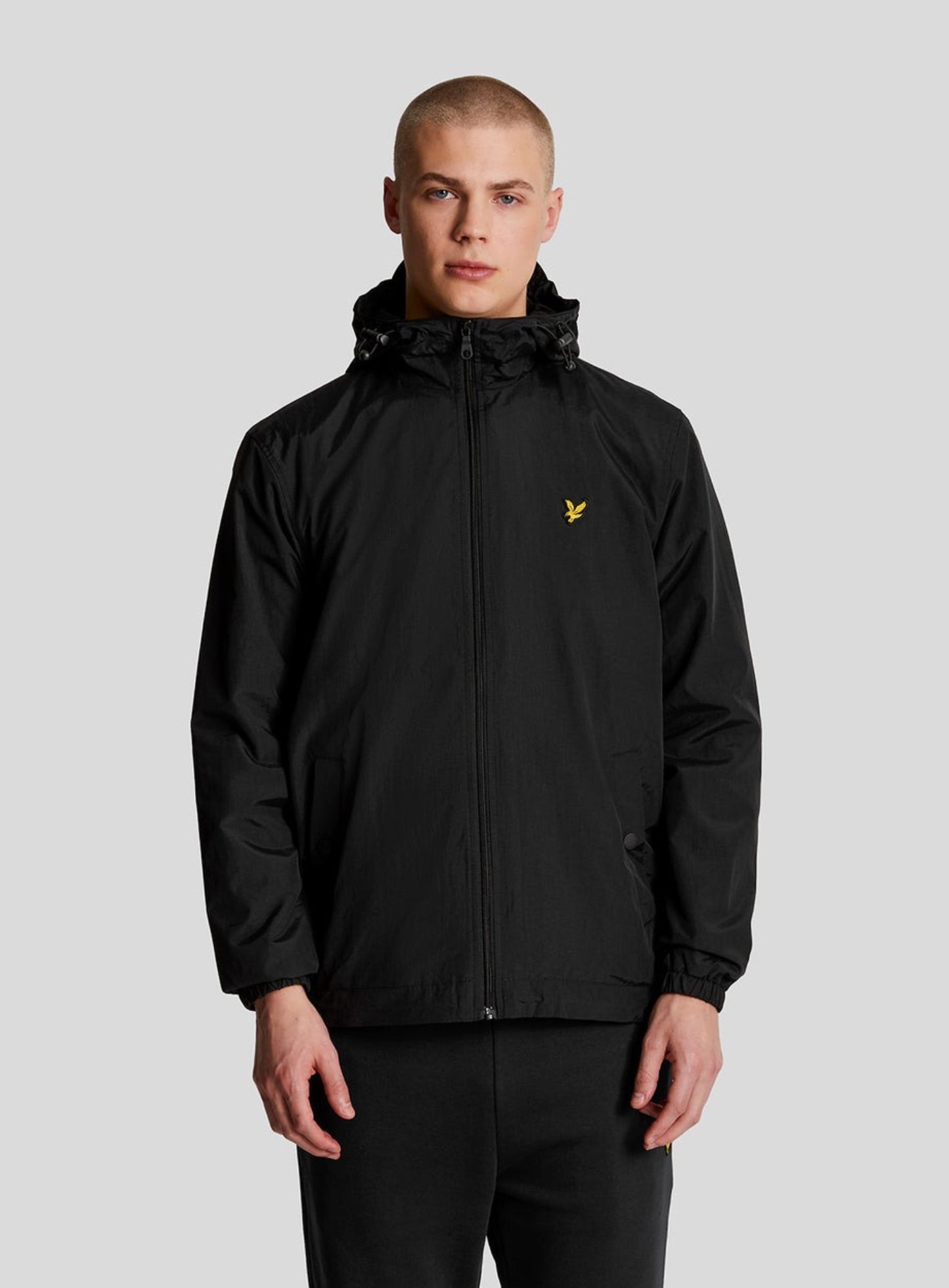 LYLE & SCOTT Zip Through Hooded Jacket Jet Black