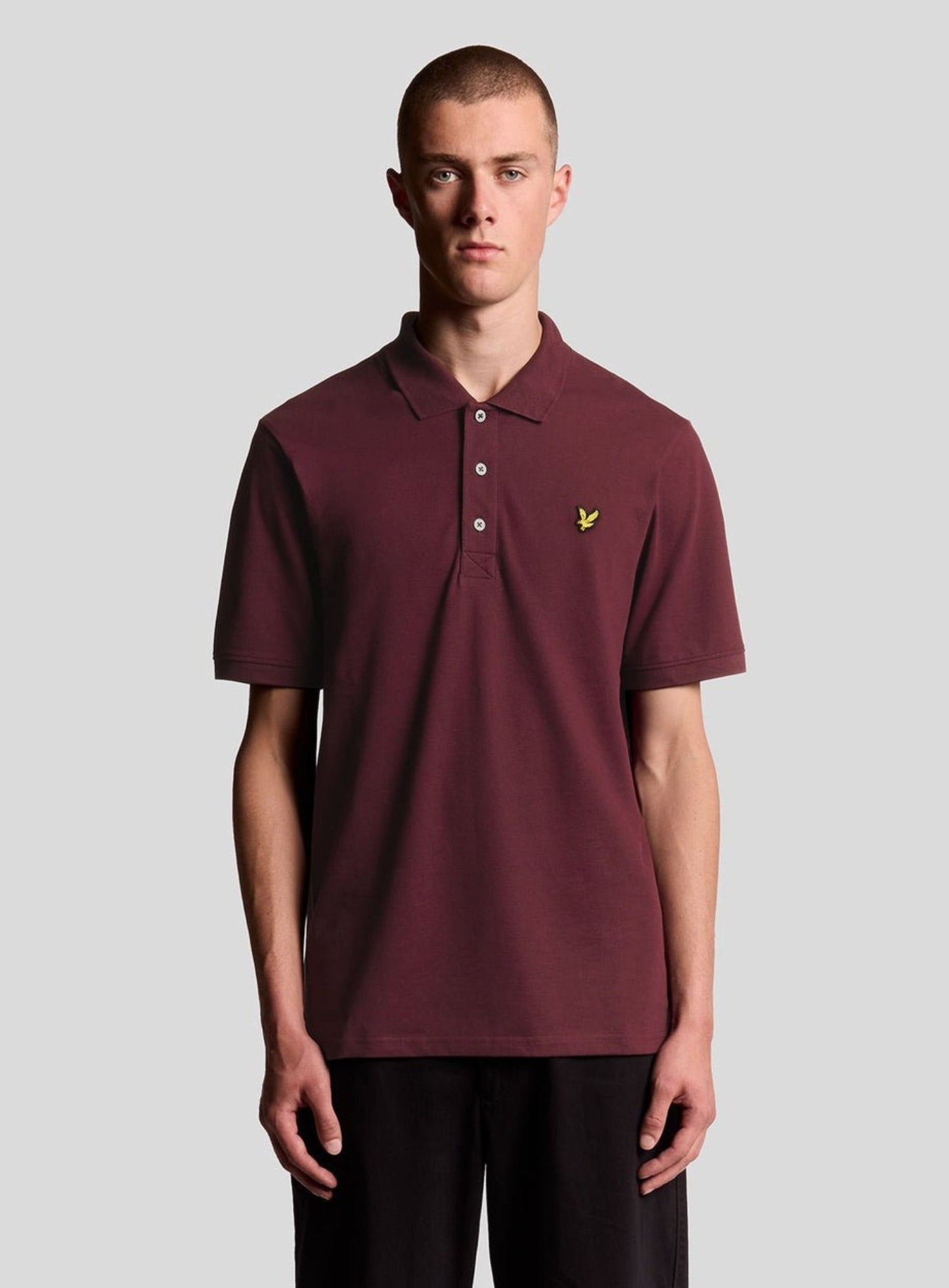 LYLE & SCOTT Cotton Polo Shirt Burgundy
